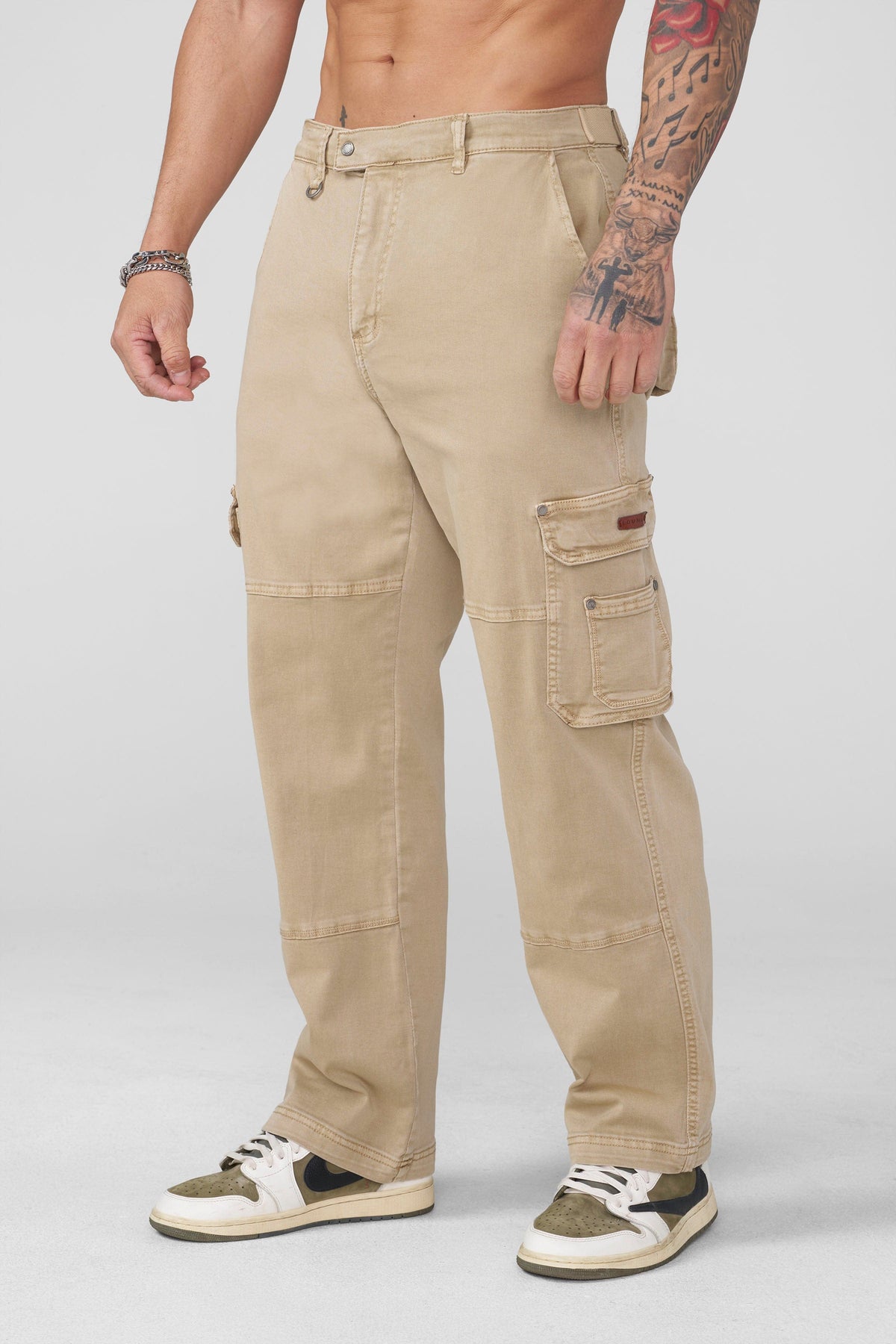 Old Money Twill Cargo Pants