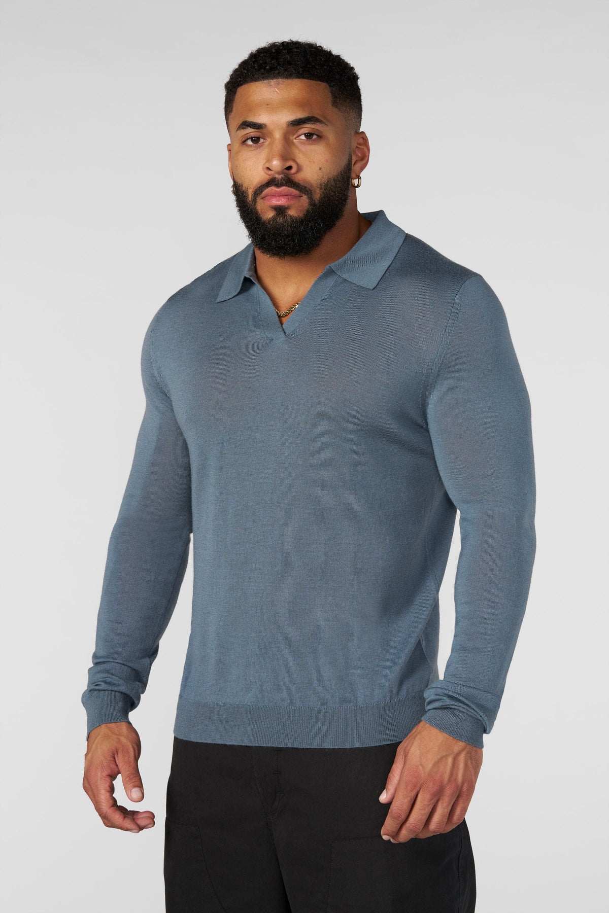 Monaco Wool Longsleeve Polo