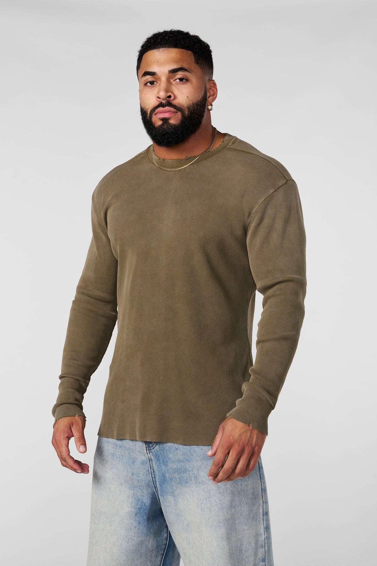Tailored Waffle Longsleeves