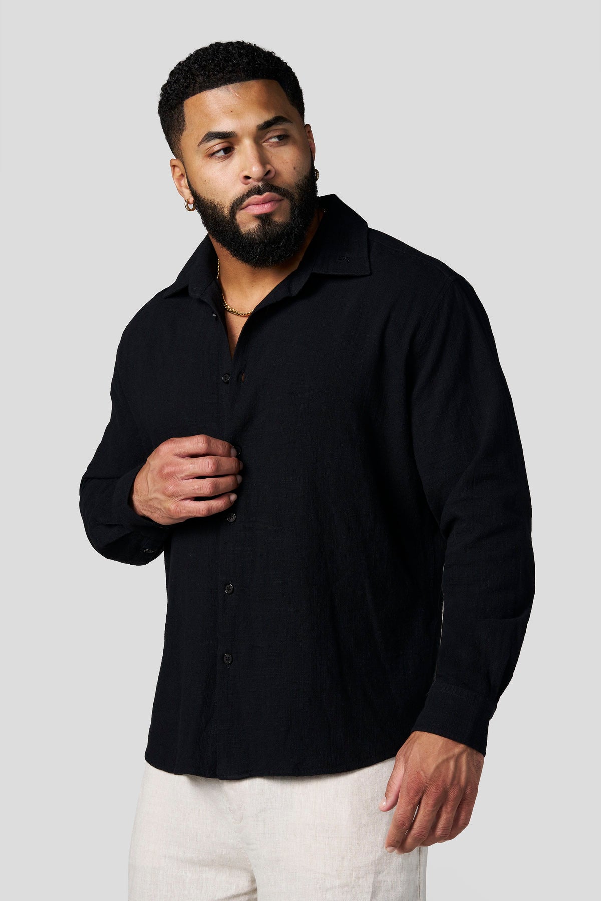 Cotton Linen Button-Ups