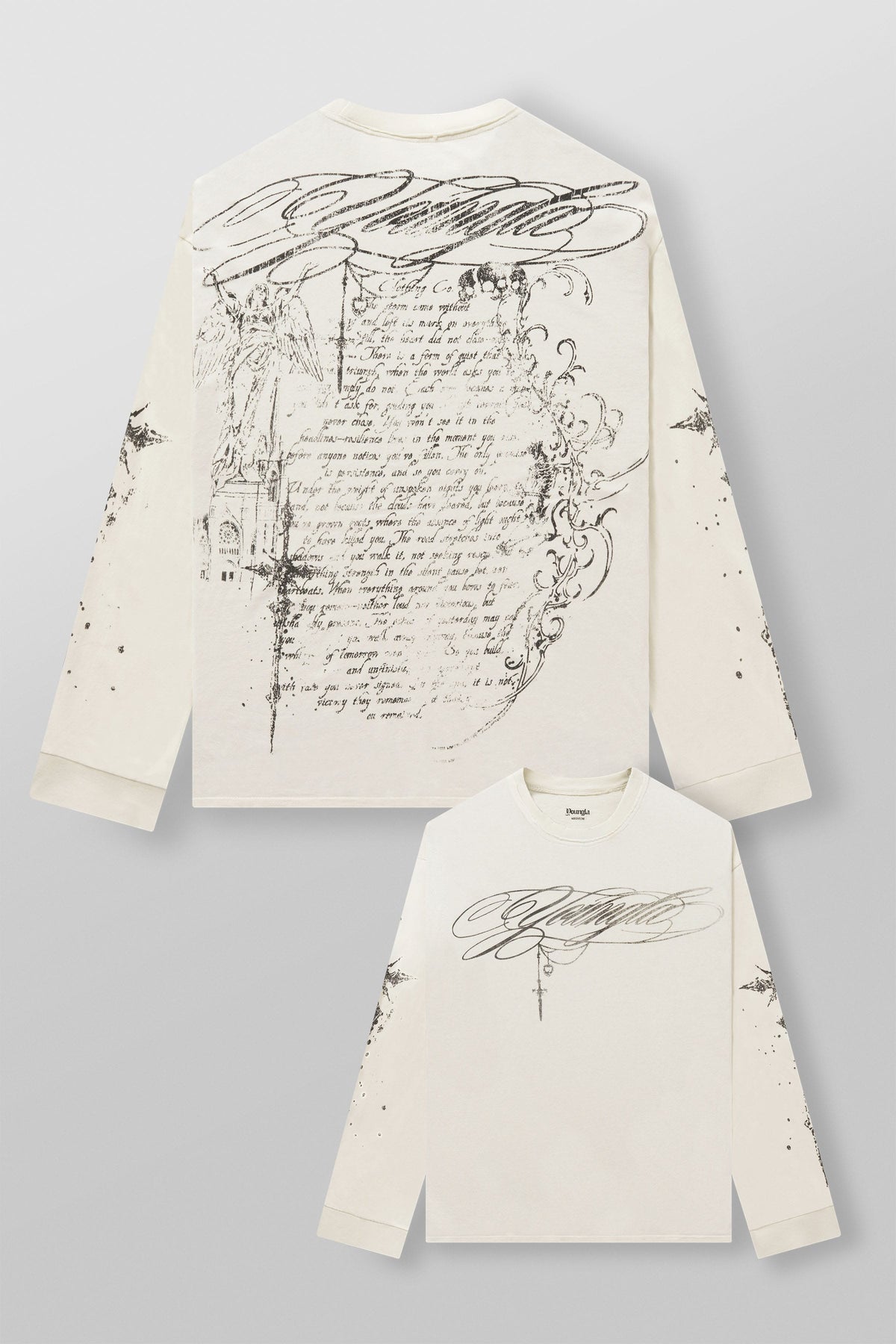 Sacred Sigil Longsleeves - White