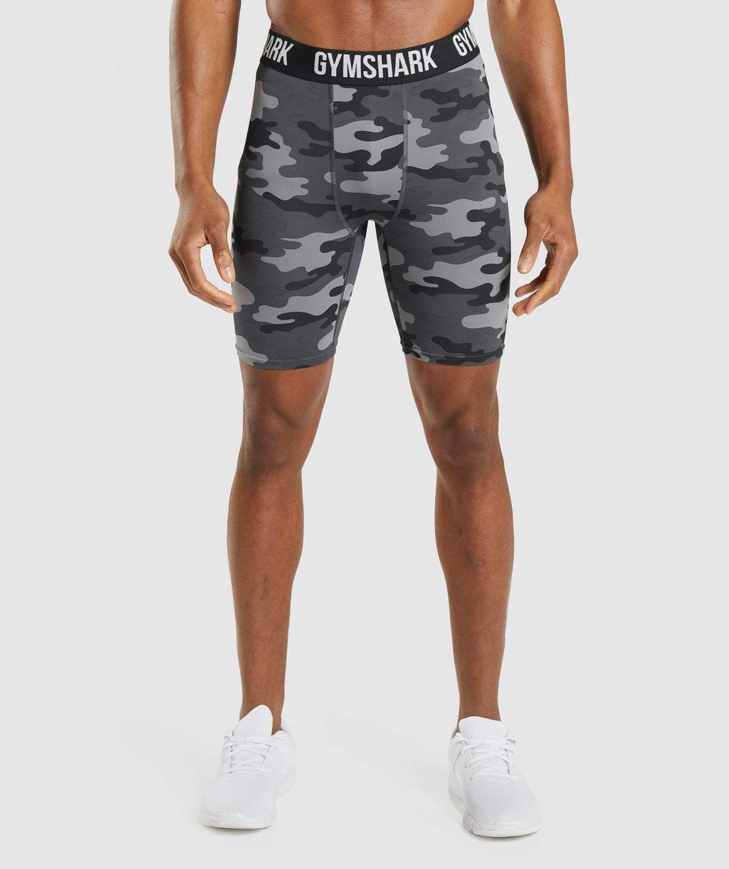 Element Baselayer Shorts - Grey Print