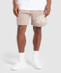 Lifting Club Apparel Graphic Short - Stone Pink ;)