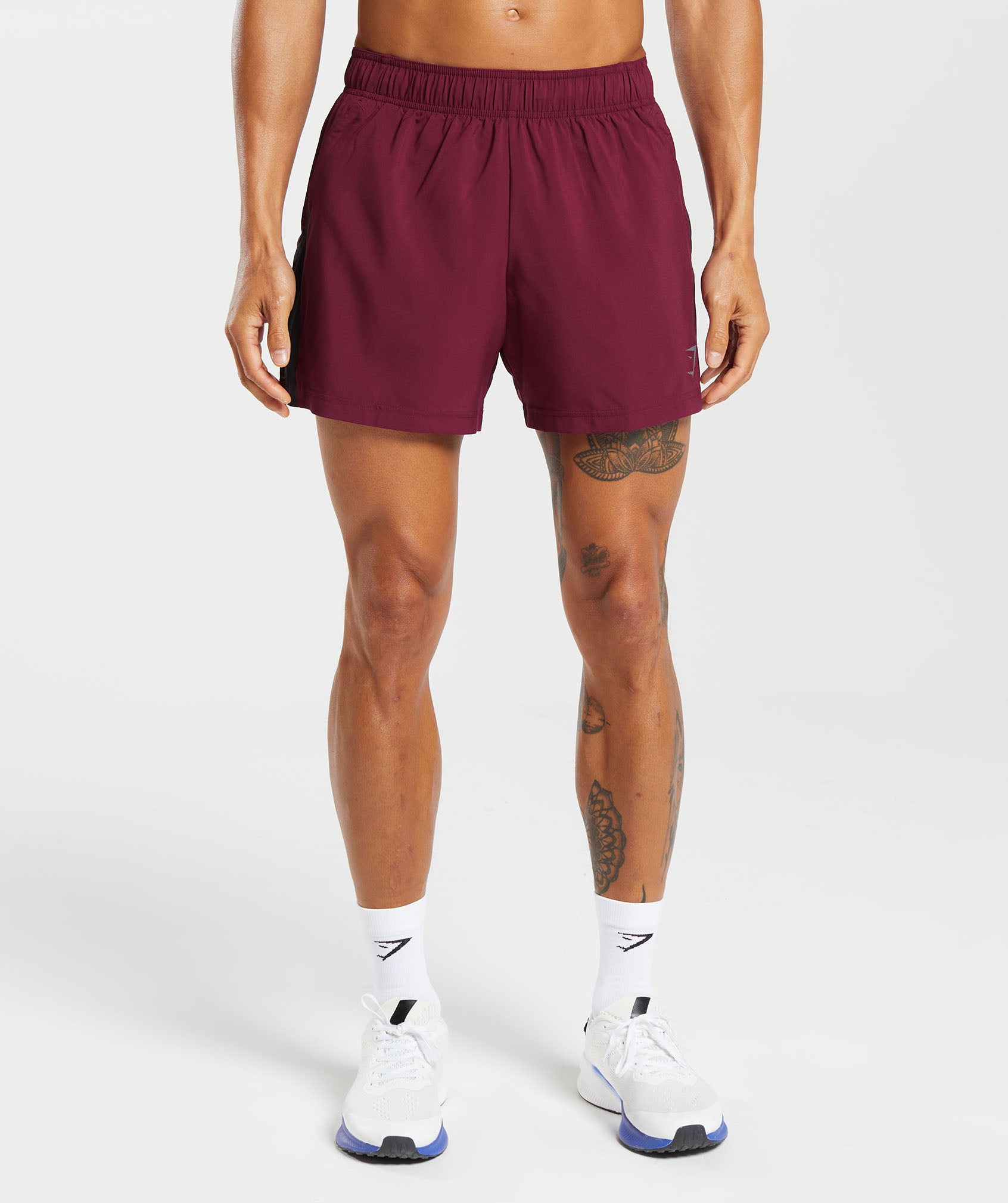 Sport 5" Shorts - Plum Pink/Black ;)