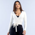 Anisia Wrap Top - Marshmallow ;)
