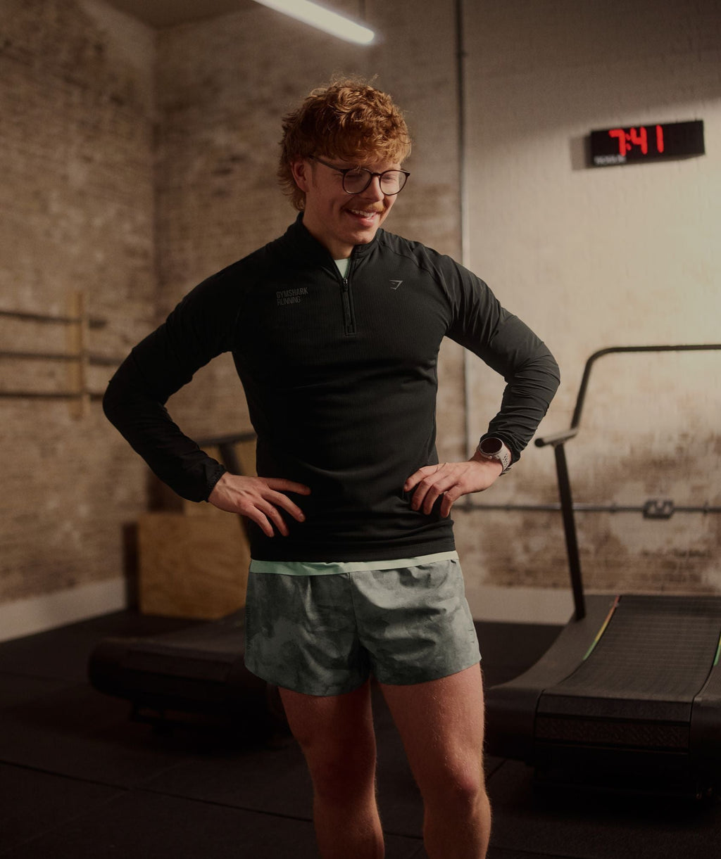 Running Elite Race 5" Short - Smokey Grey