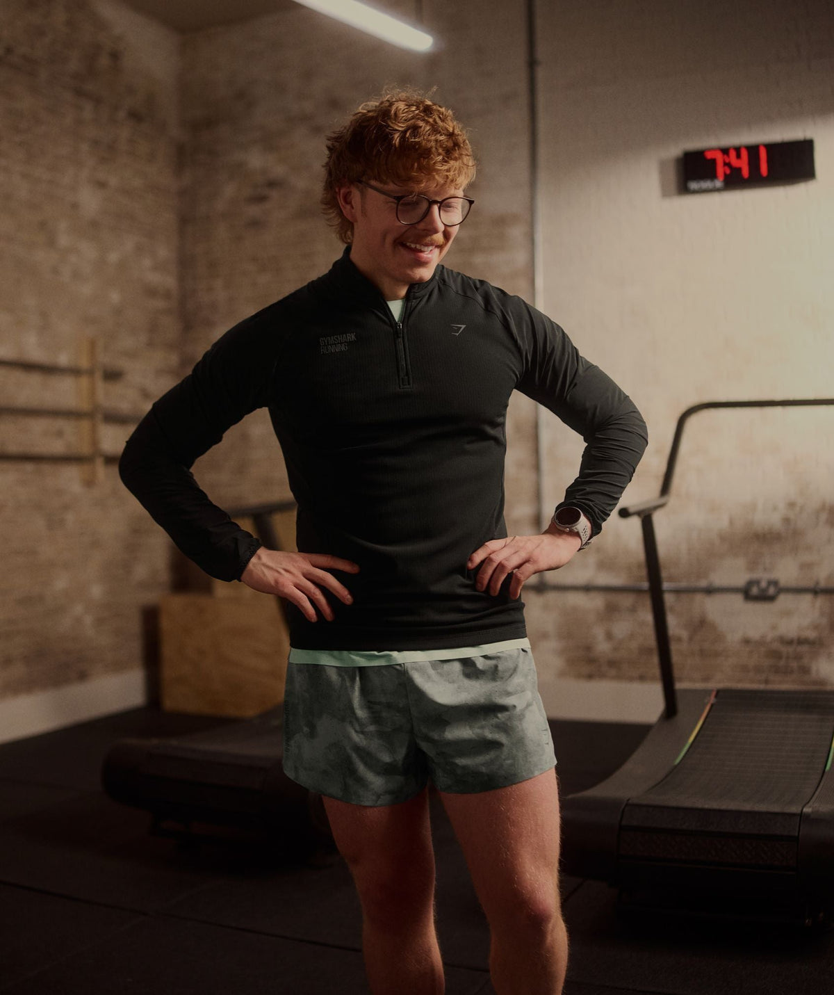 Running Elite Race 5" Short - Smokey Grey