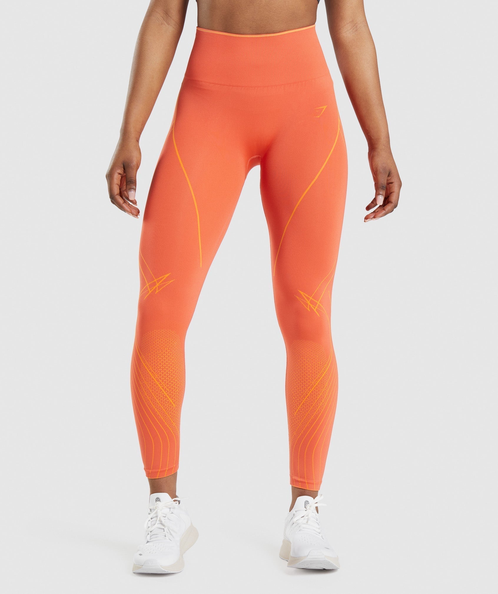 Apex Seamless High Rise Leggings - Papaya Orange/Apricot Orange