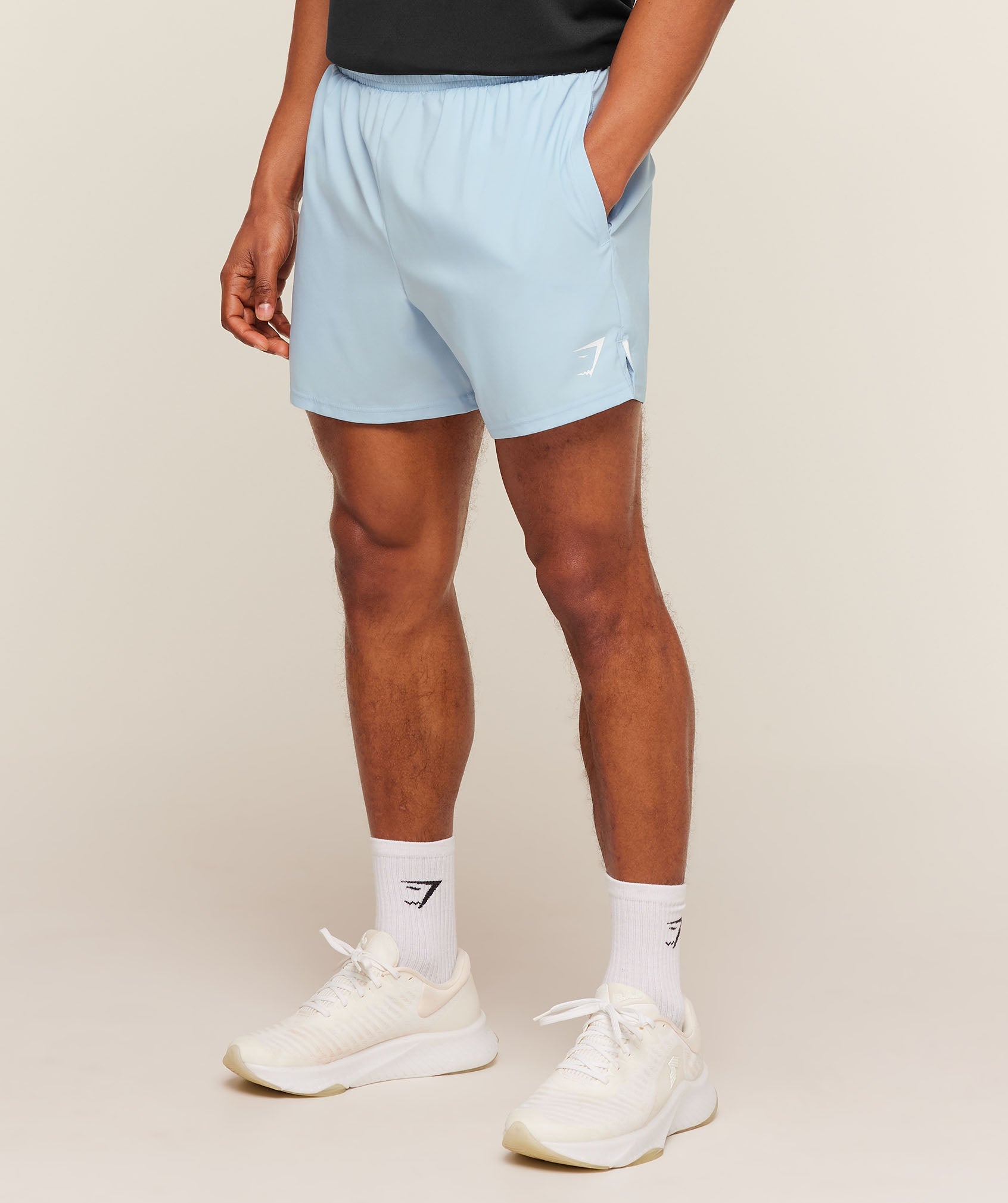 Arrival Contrast Shorts - Chilled Blue/White