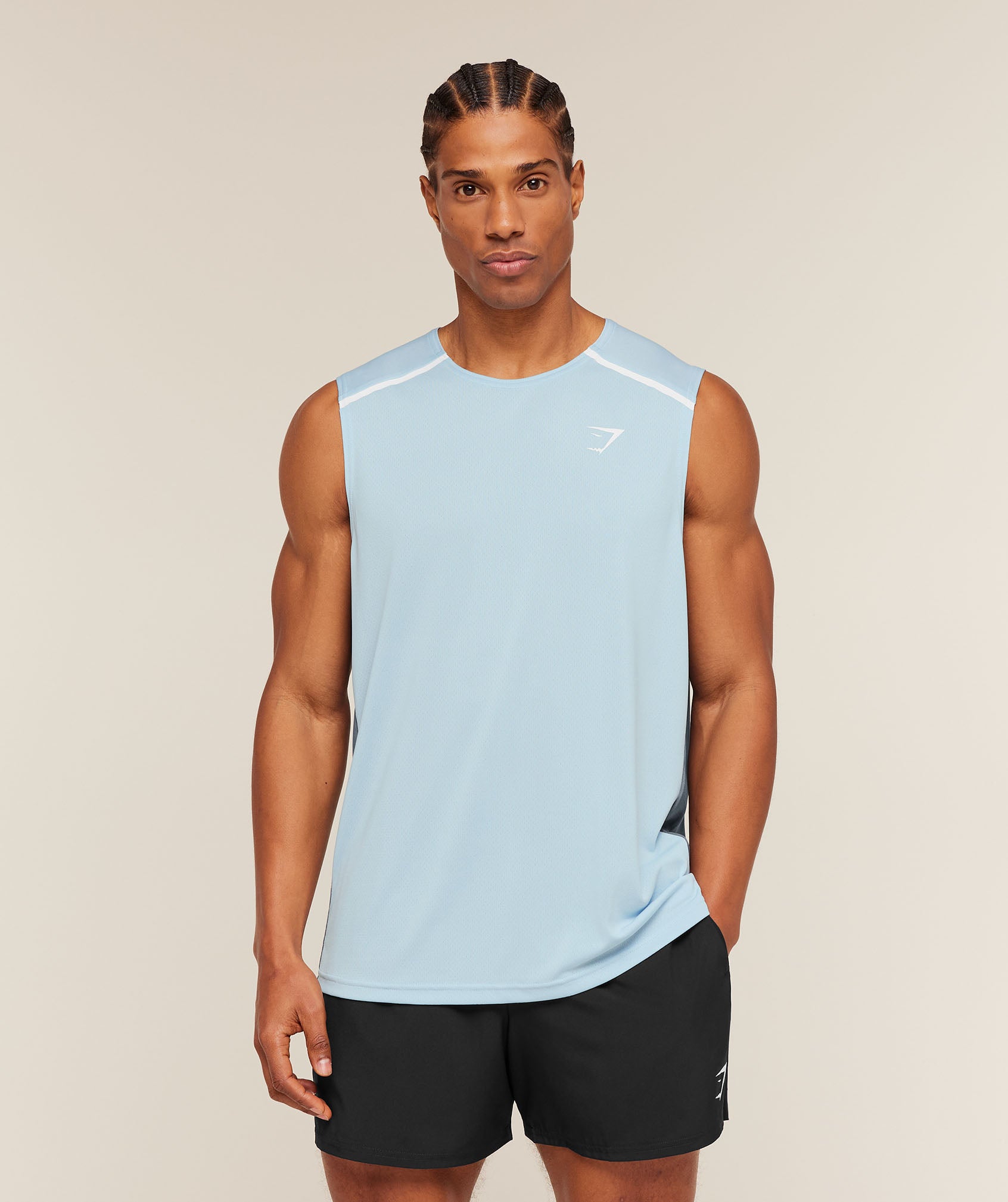 Arrival Contrast Tank - Chilled Blue/Iron Blue ;)