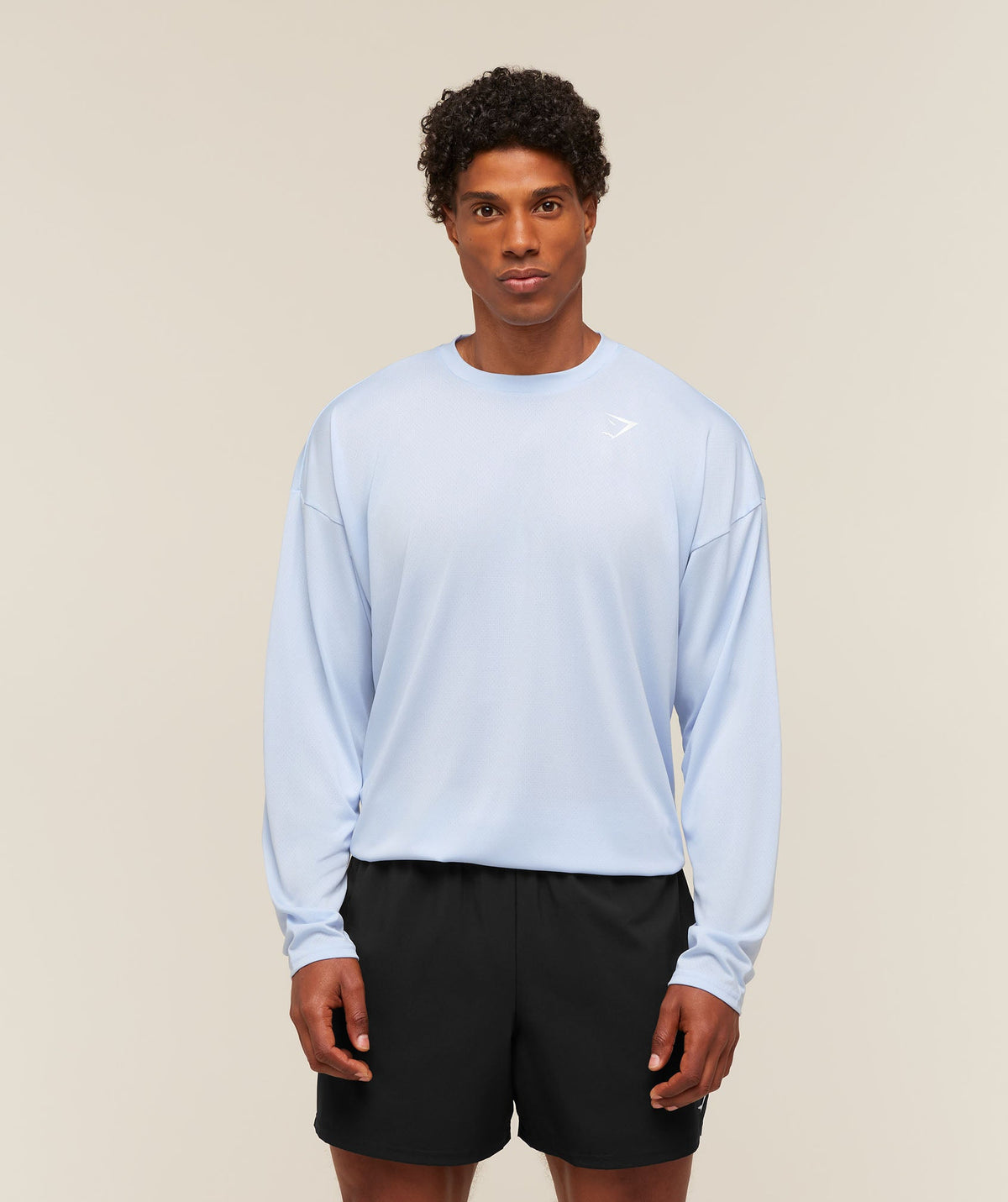 Arrival Oversized Long Sleeve T-Shirt - Tranquil Blue