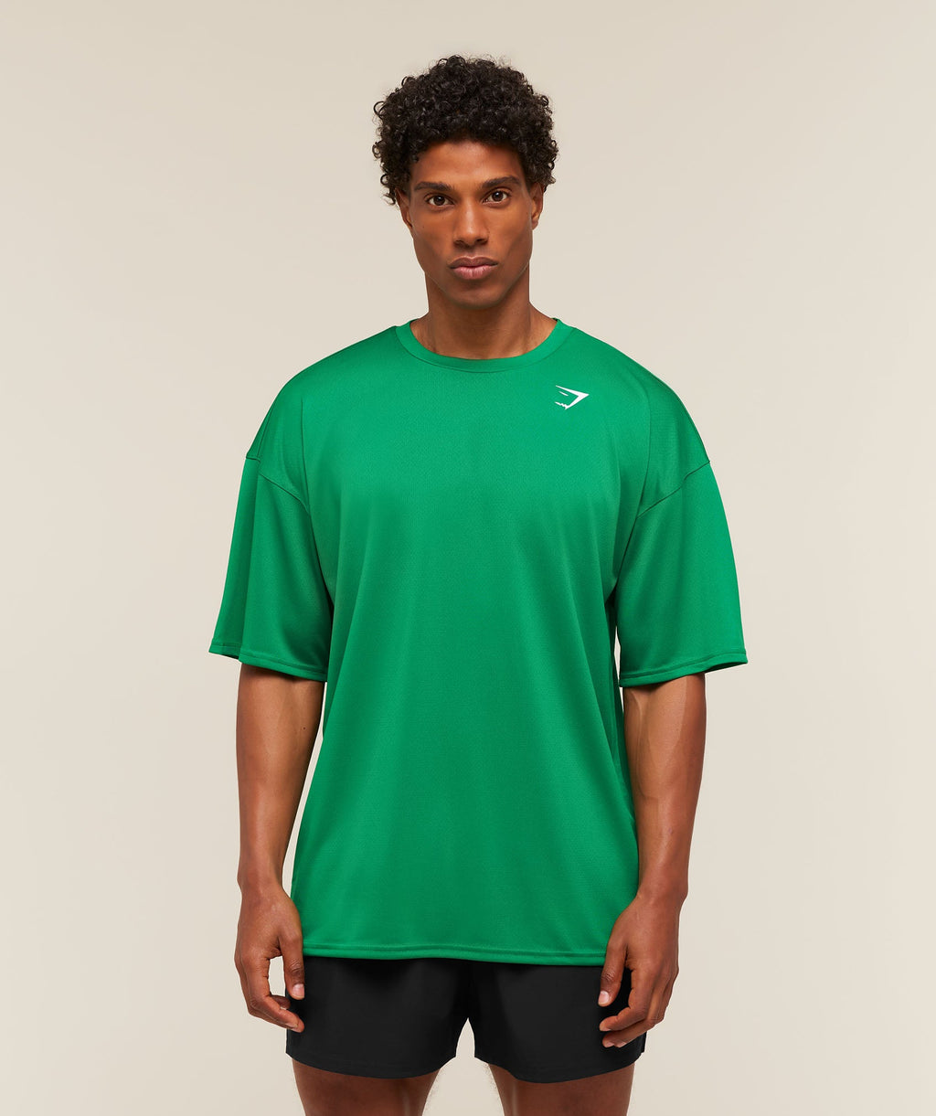 Arrival Oversized T-Shirt - Track Green