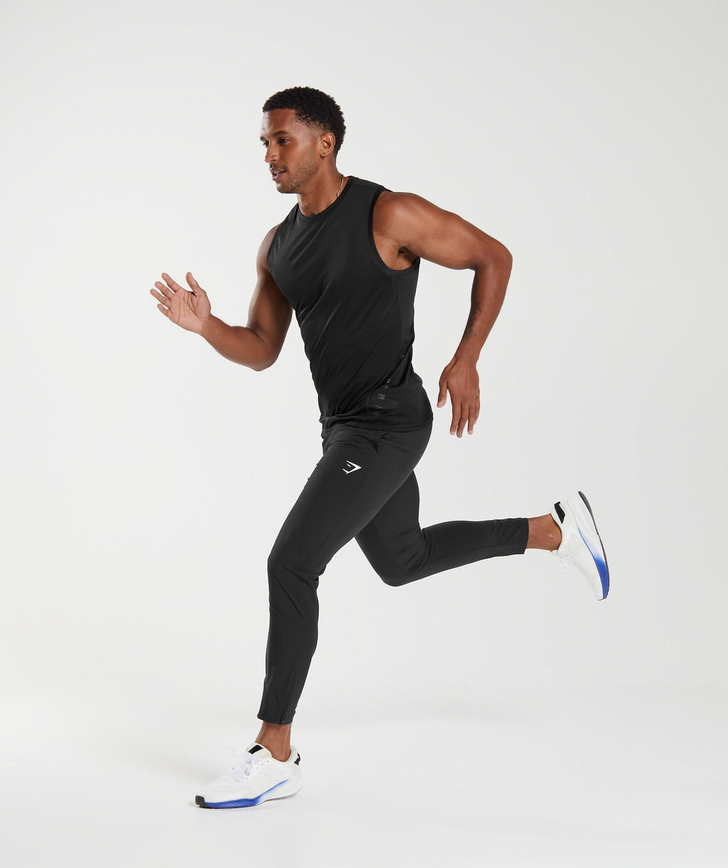 Gymshark Arrival Joggers Black - Espalda