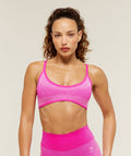 Blush Seamless Light Support Sports Bra - Super-Set Pink/Focus Pink