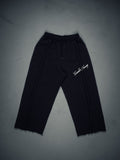 Signature Wideleg Sweats Pitch Black