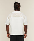 Power Washed Oversized Boxy T-Shirt - Soft White/Wash ;)