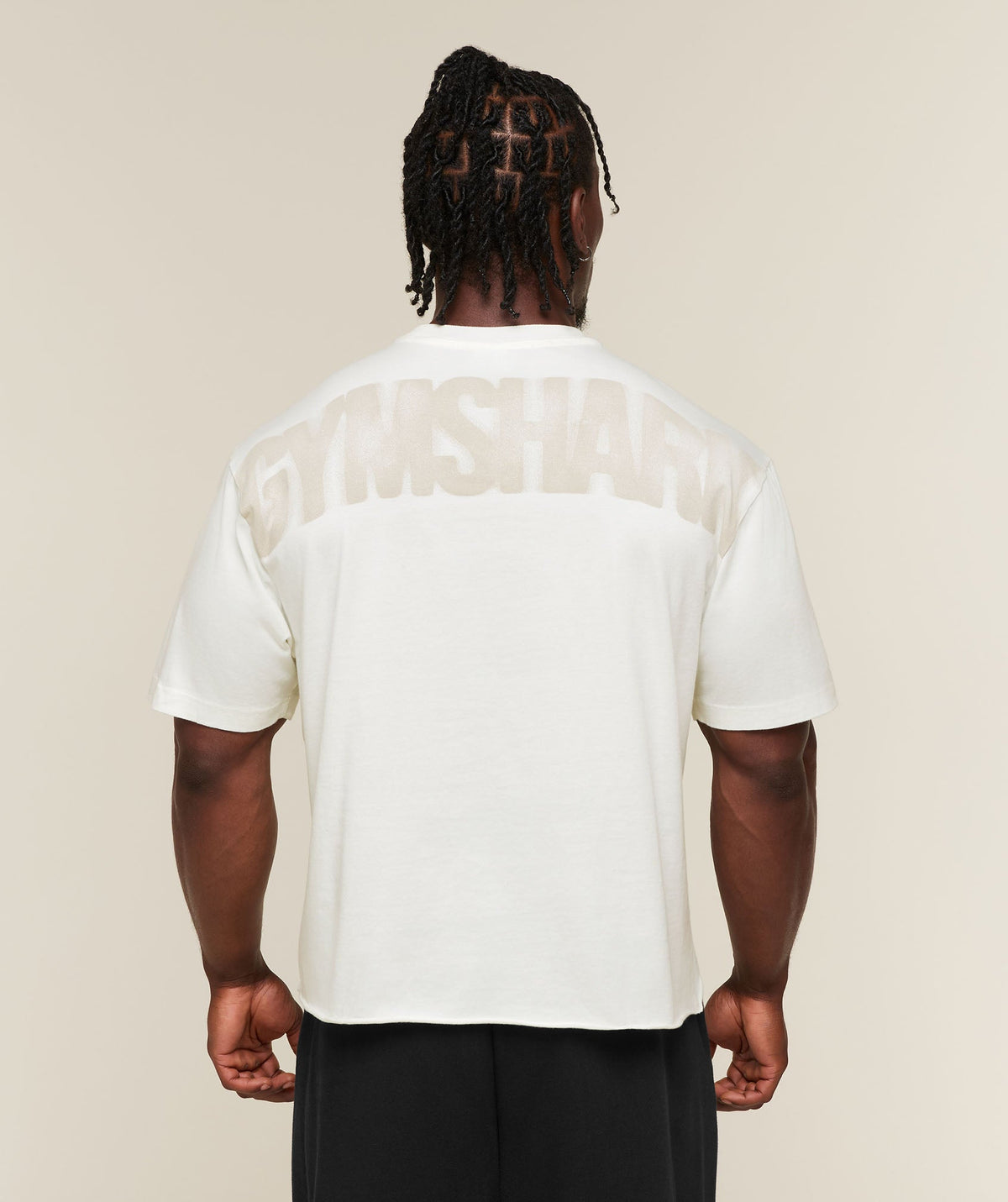 Power Washed Oversized Boxy T-Shirt - Soft White/Wash ;)