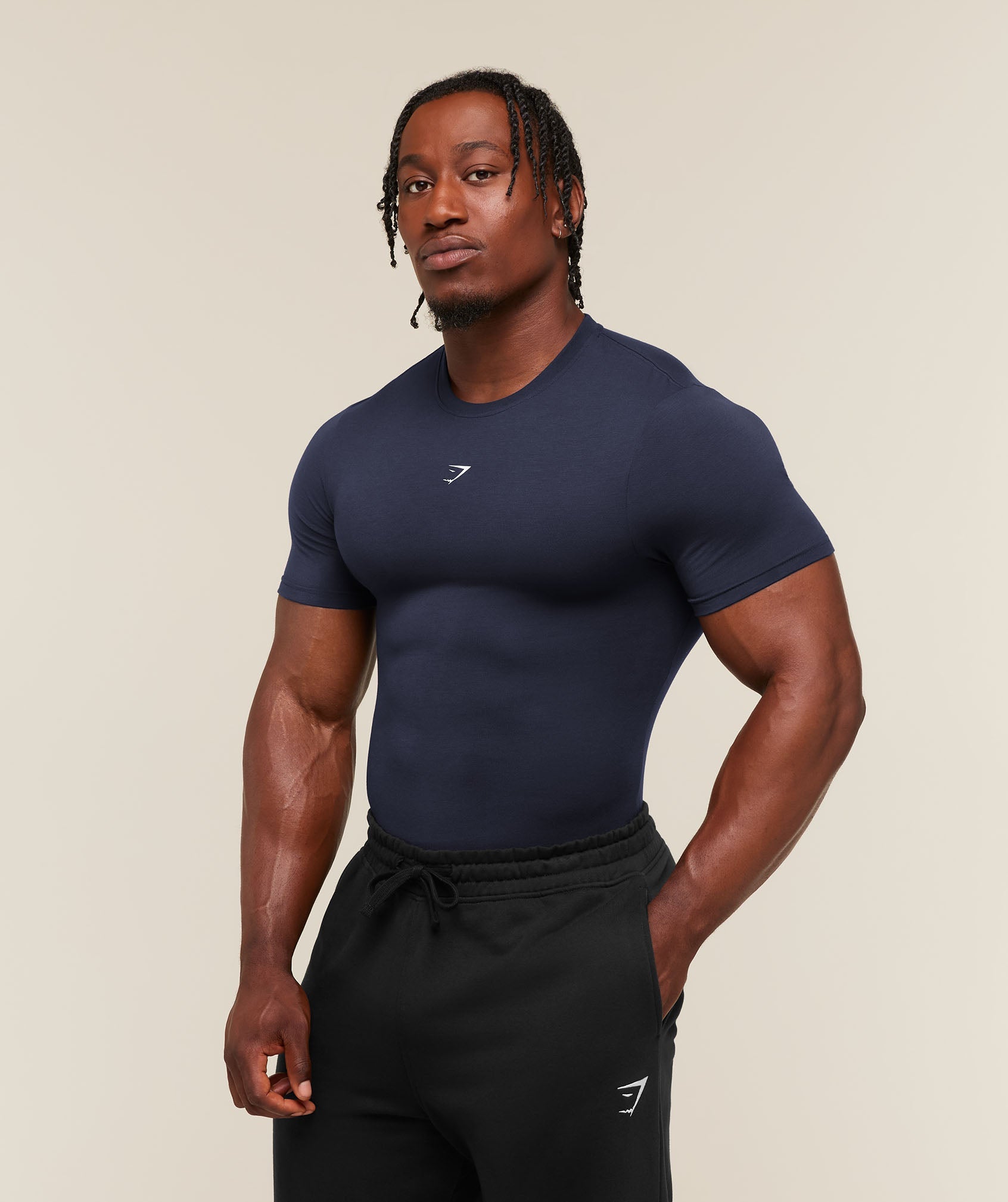 Super Soft Muscle Tee - Heavy Blue