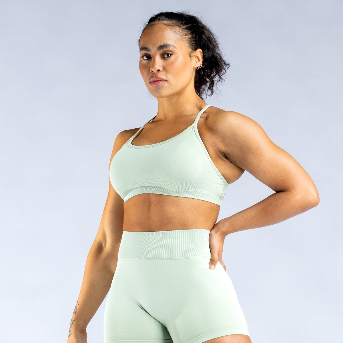 Dynamic Backless Sports Bra Fresh Green