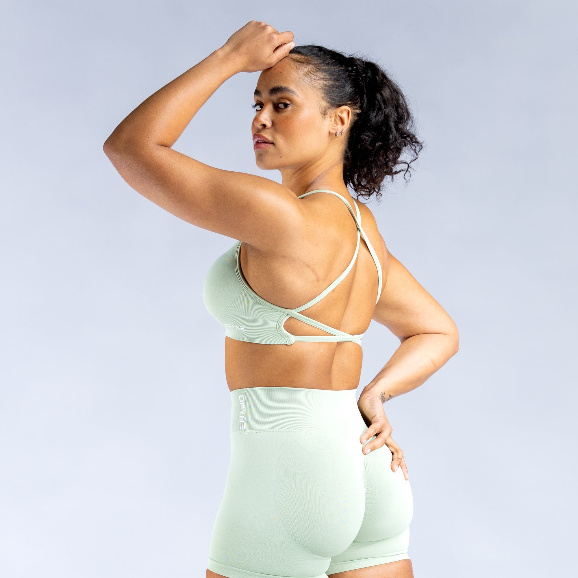 Dynamic Backless Sports Bra Fresh Green