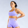 Dynamic Backless Sports Bra Periwinkle