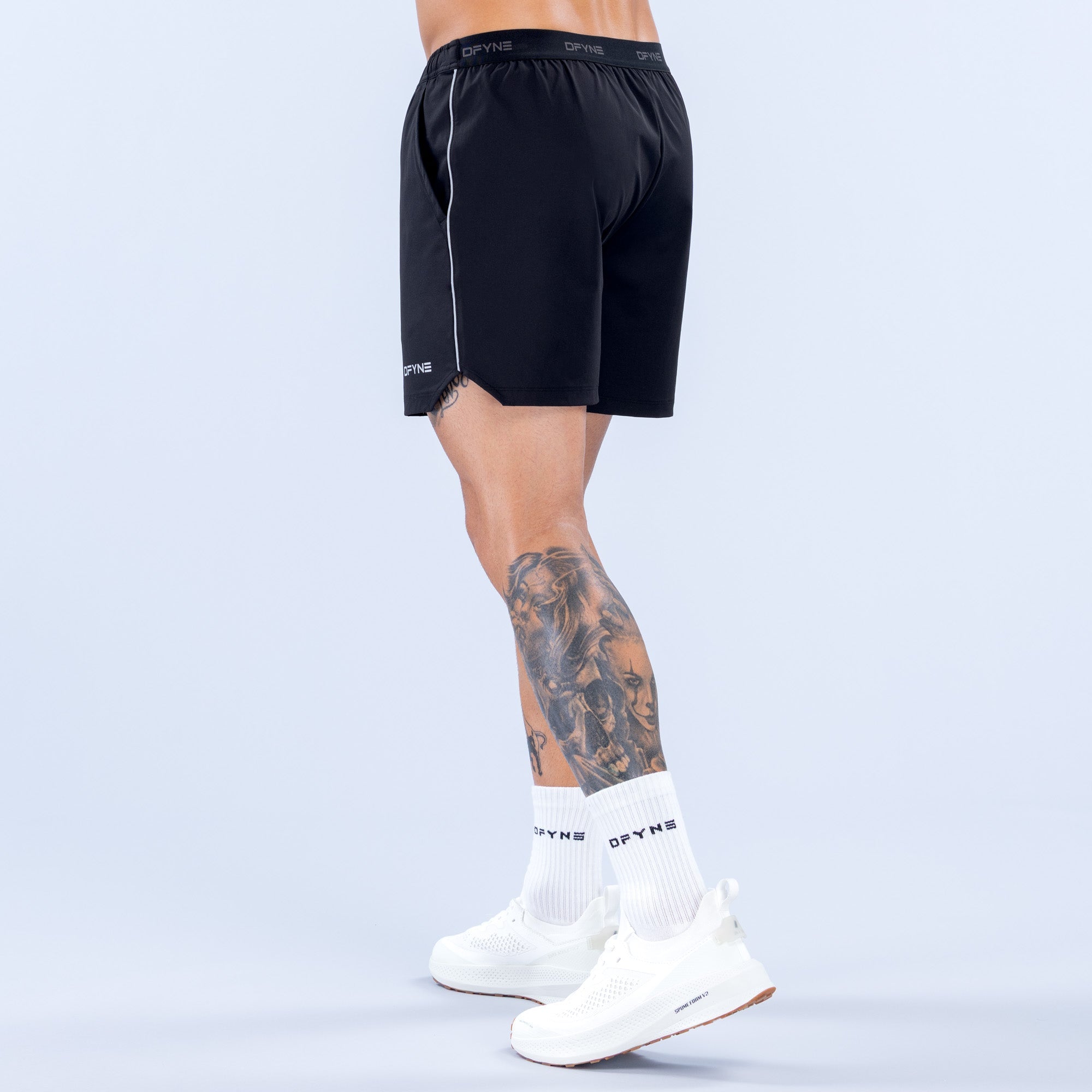 Charge Training Shorts | 6" Midnight Black
