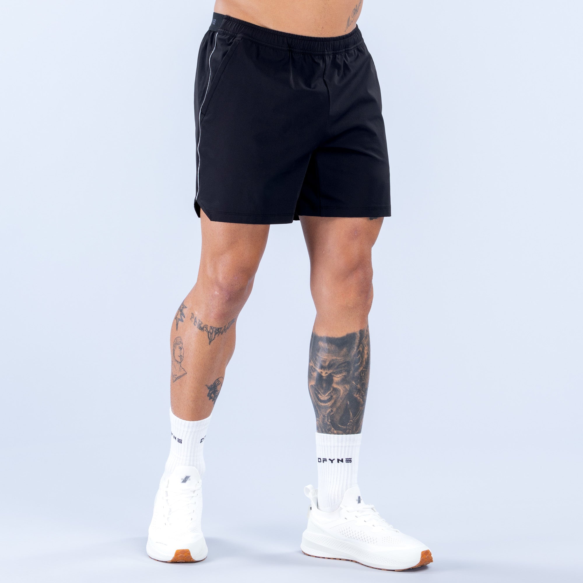Charge Training Shorts | 6" Midnight Black
