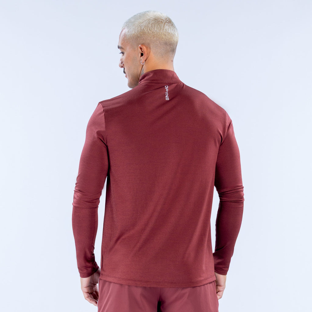 Charge Quarter Zip Burgundy