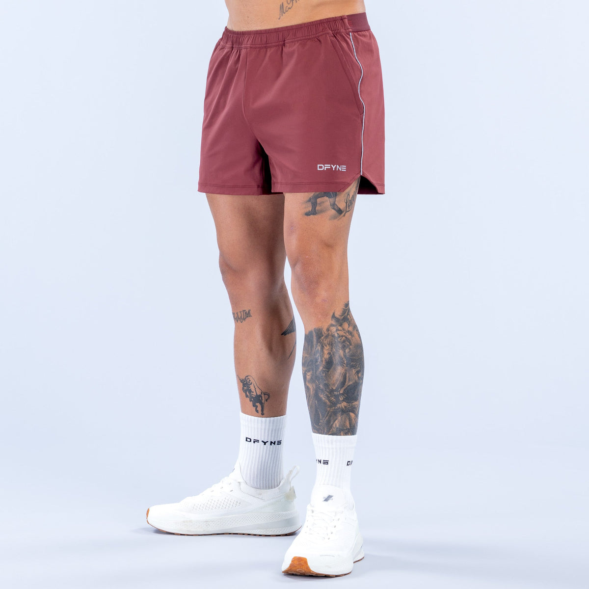 Charge Training Shorts | 4" Burgundy