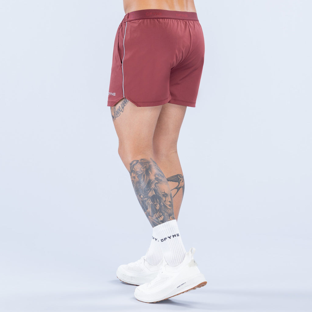 Charge Training Shorts | 4" Burgundy