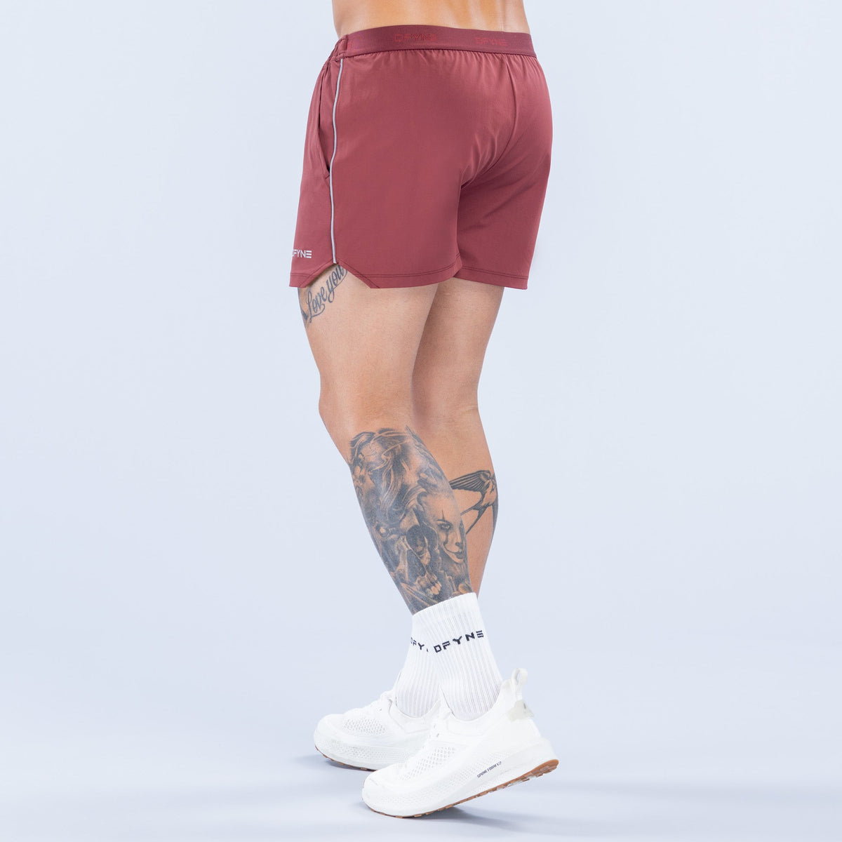 Charge Training Shorts | 4" Burgundy
