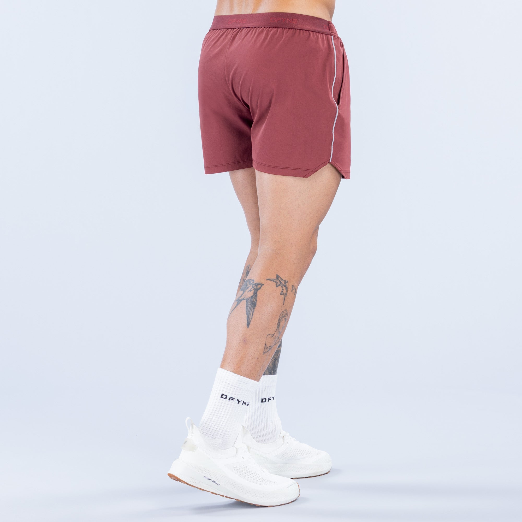 Charge Training Shorts | 4" Burgundy