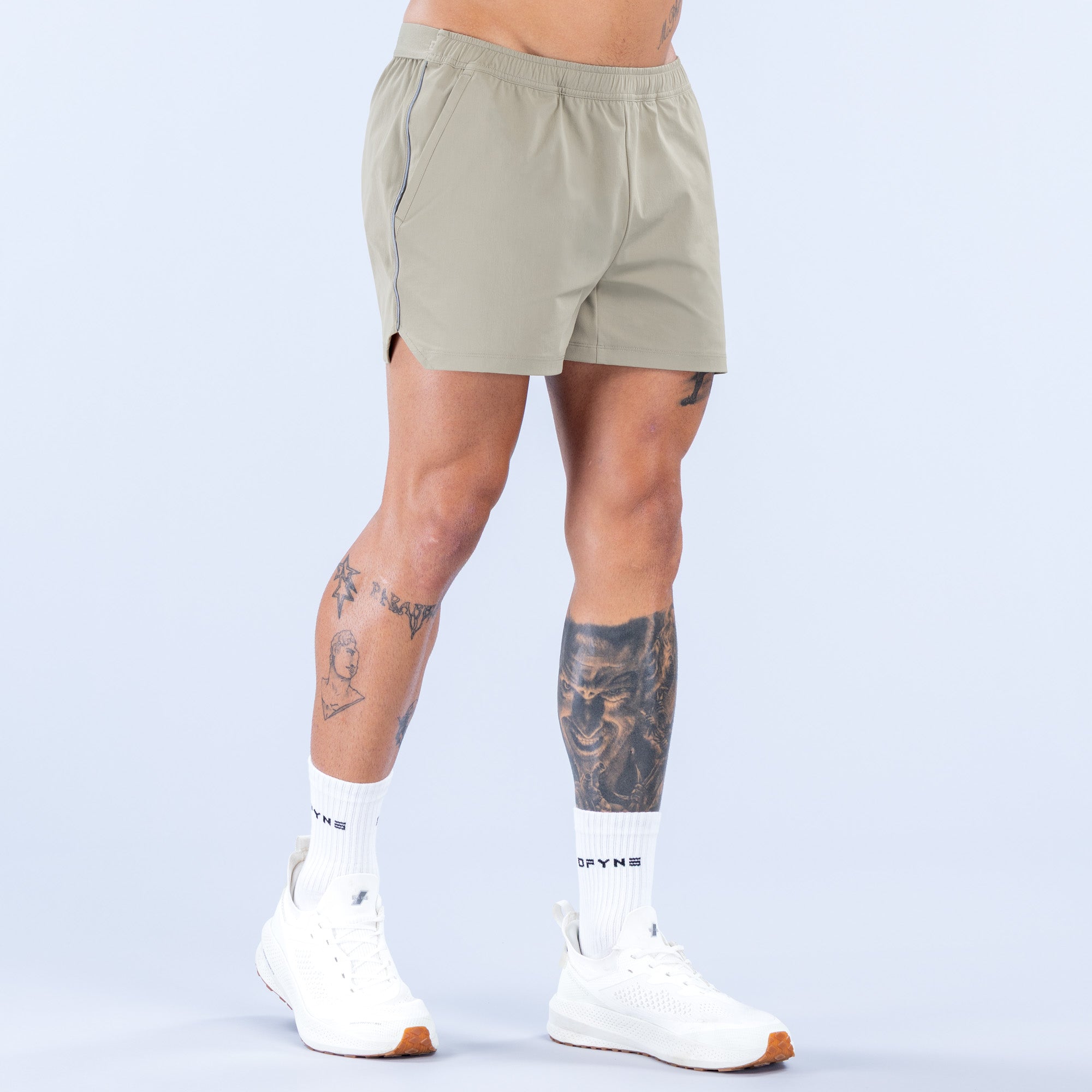 Charge Training Shorts | 4" Stone