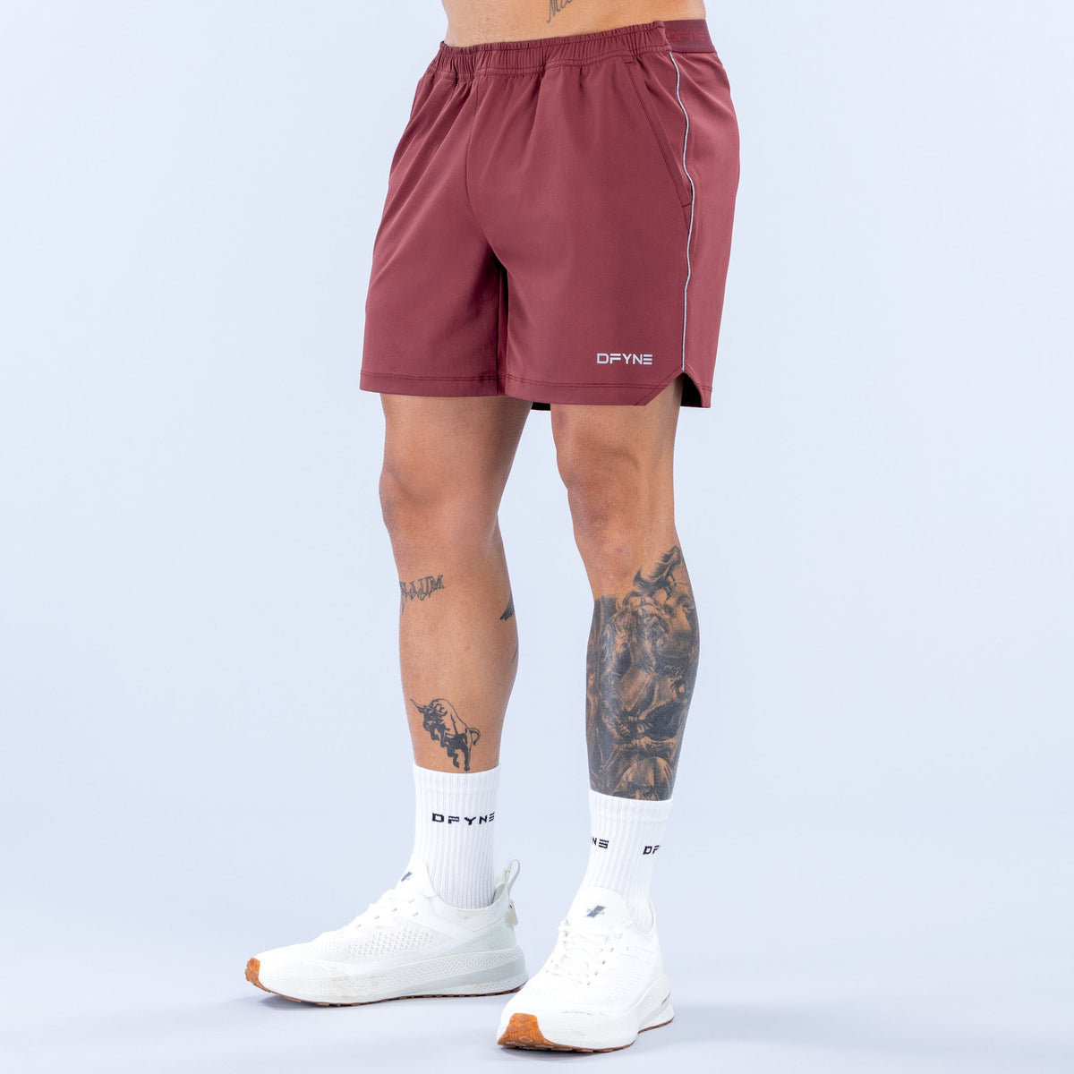 Charge Training Shorts | 6" Burgundy
