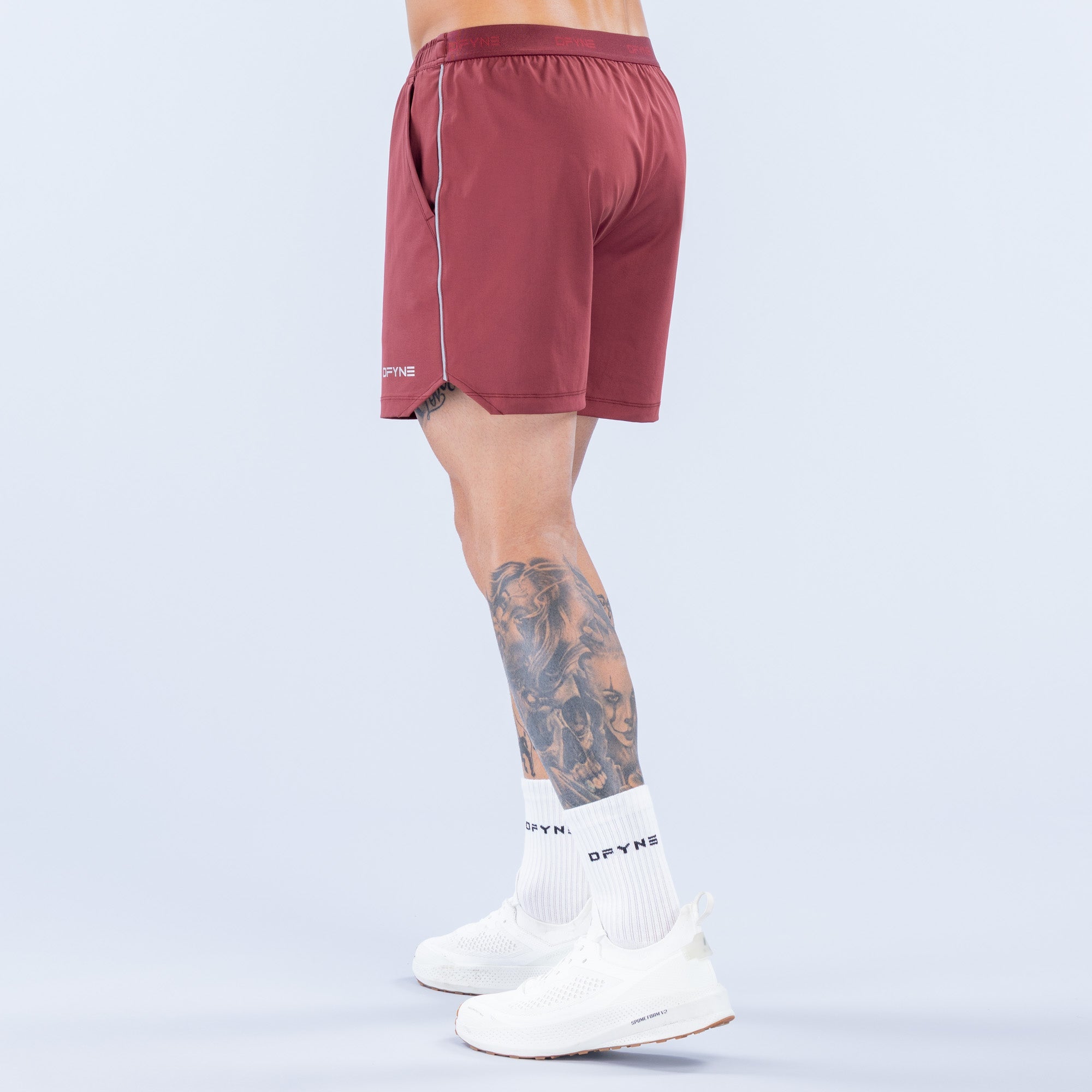 Charge Training Shorts | 6" Burgundy