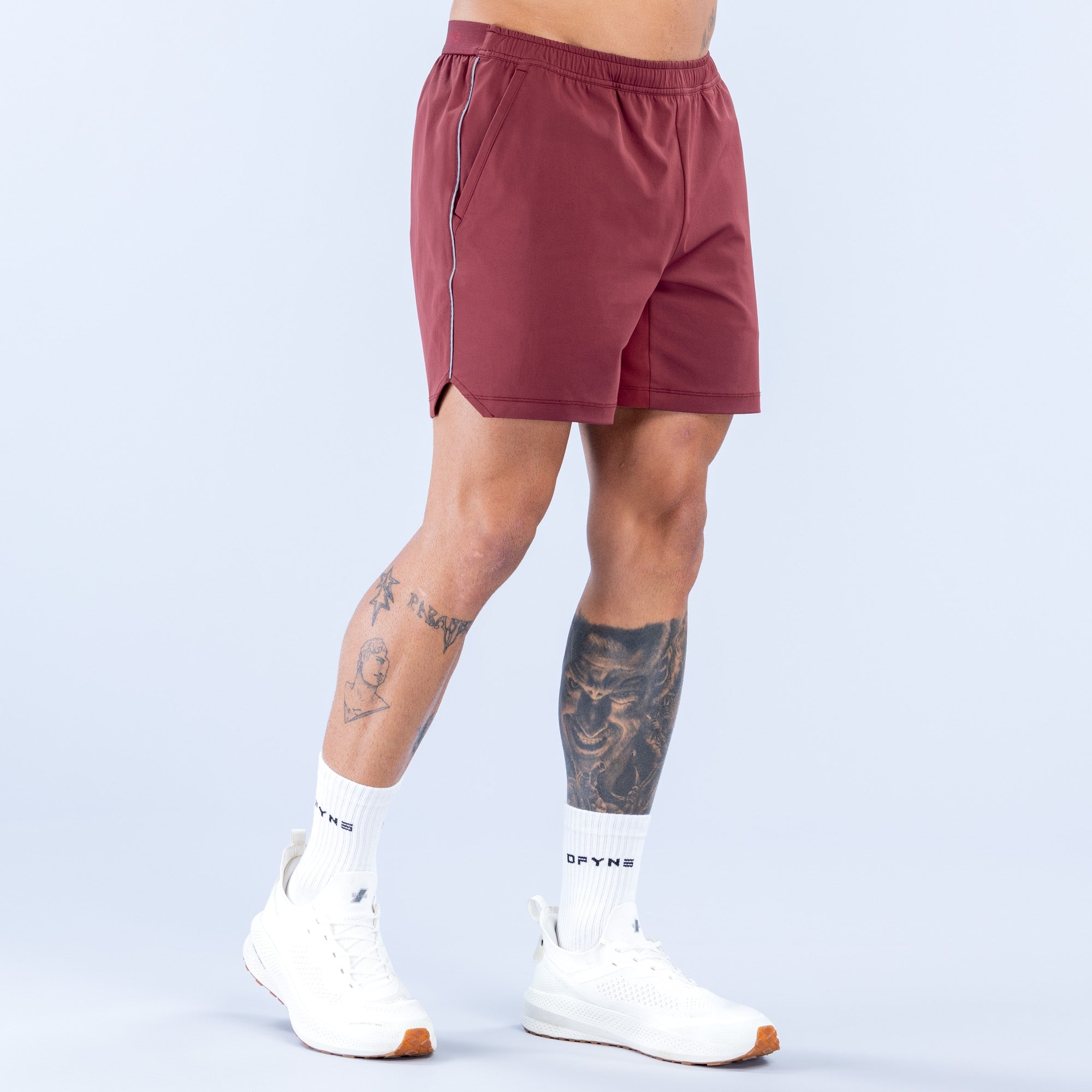 Charge Training Shorts | 6" Burgundy