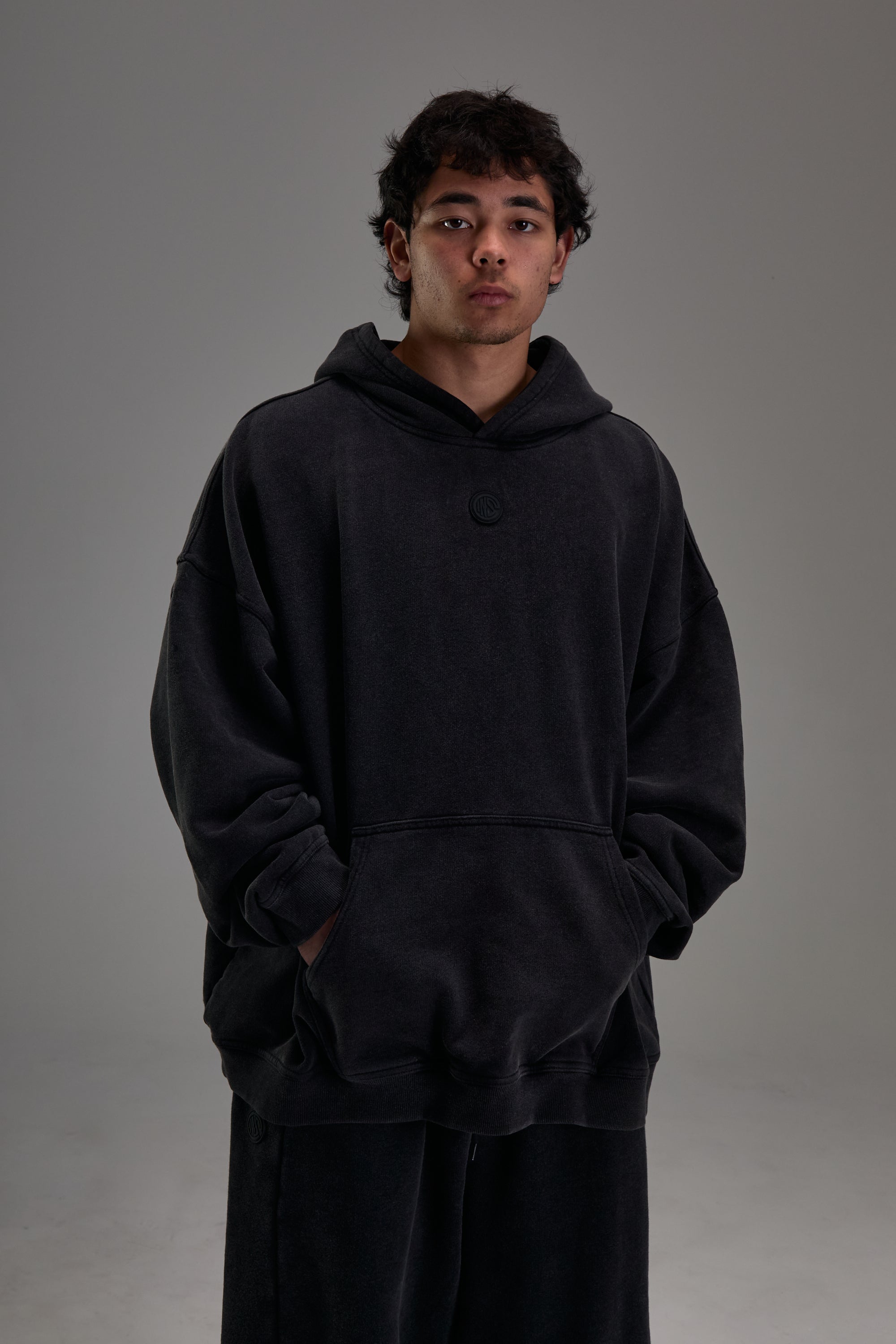 Heavyweight Pullover Faded Black