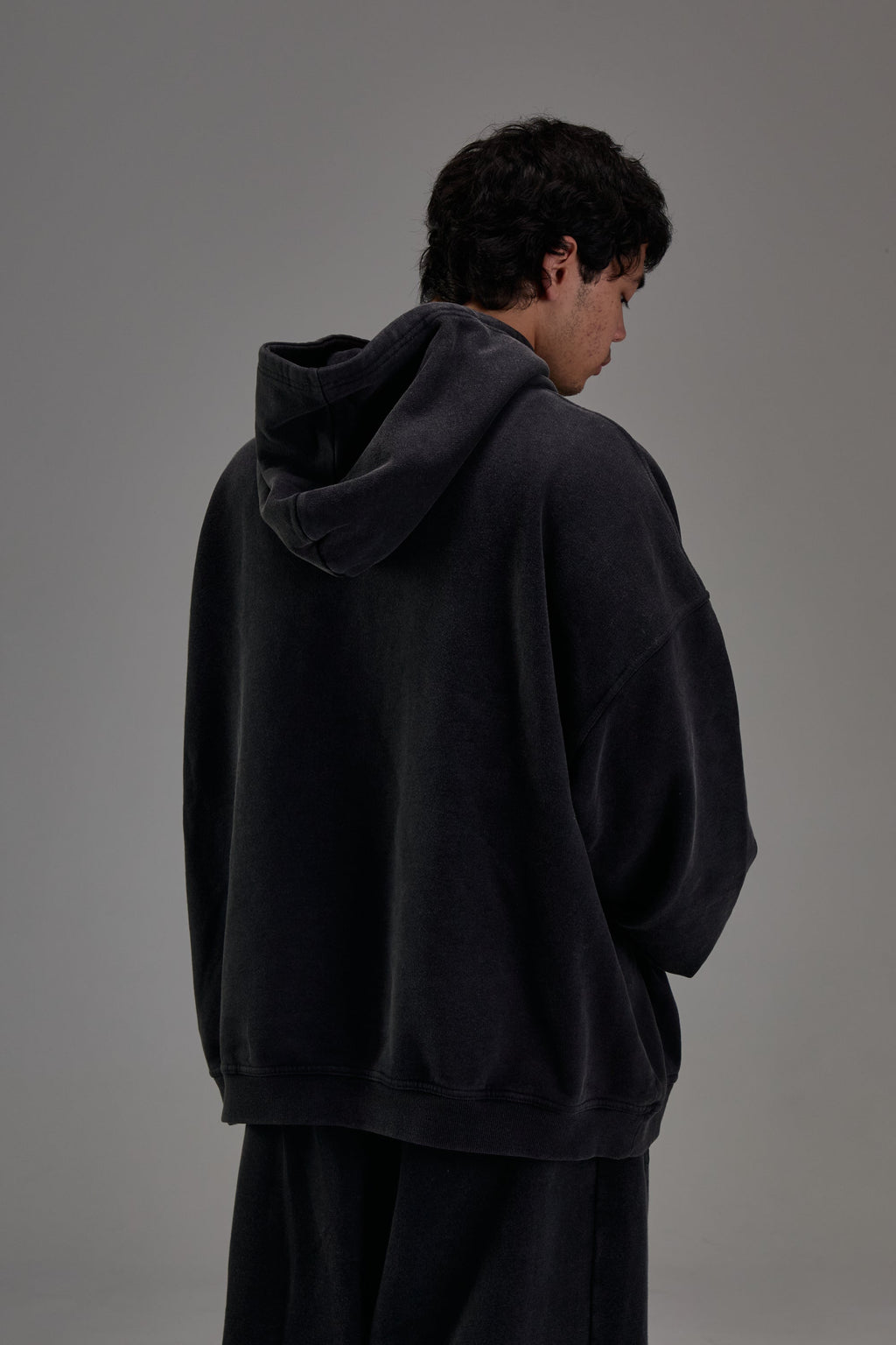 Heavyweight Pullover Faded Black