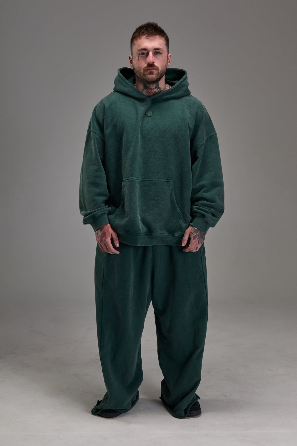 Heavyweight Pullover Forest Green