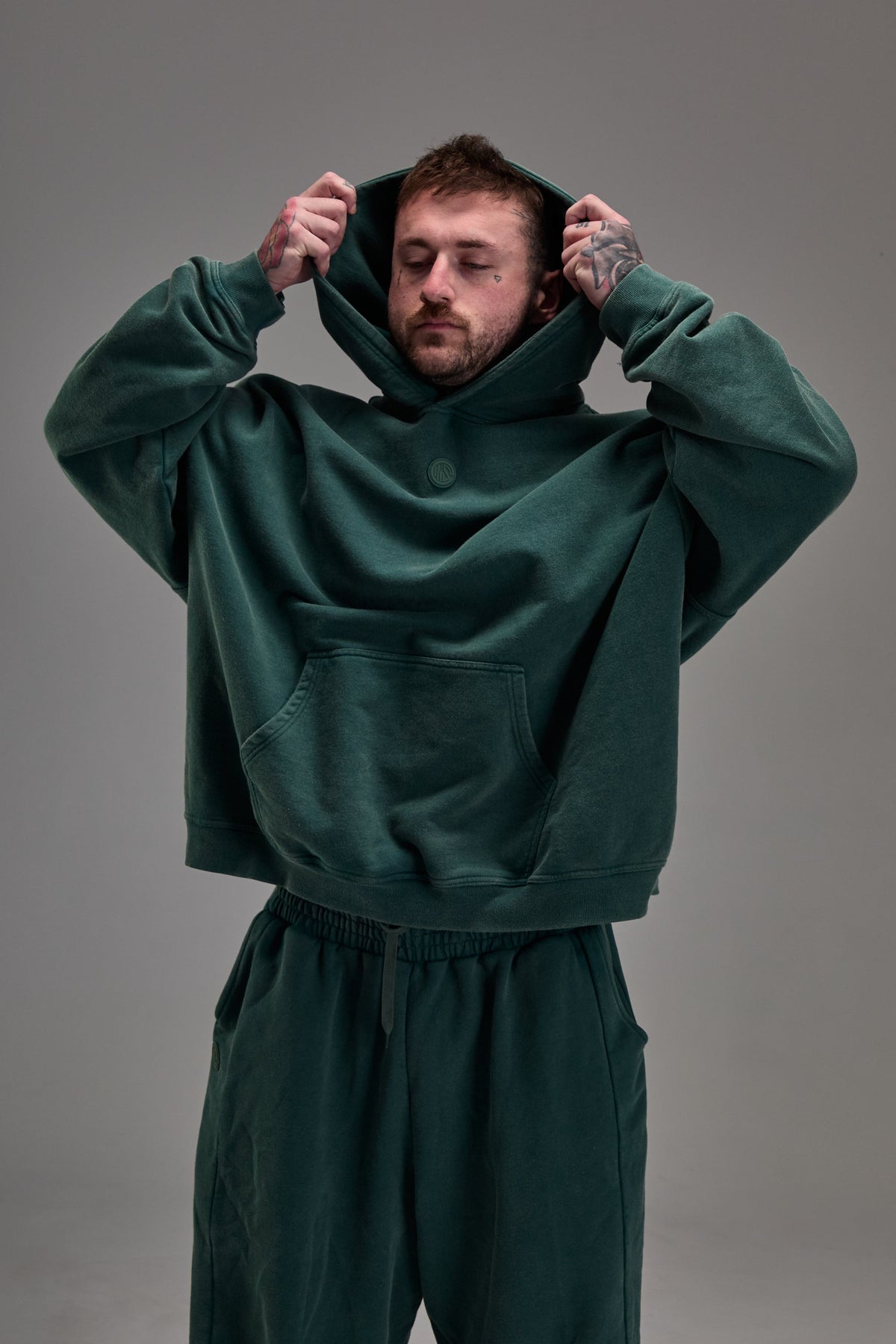Heavyweight Pullover Forest Green