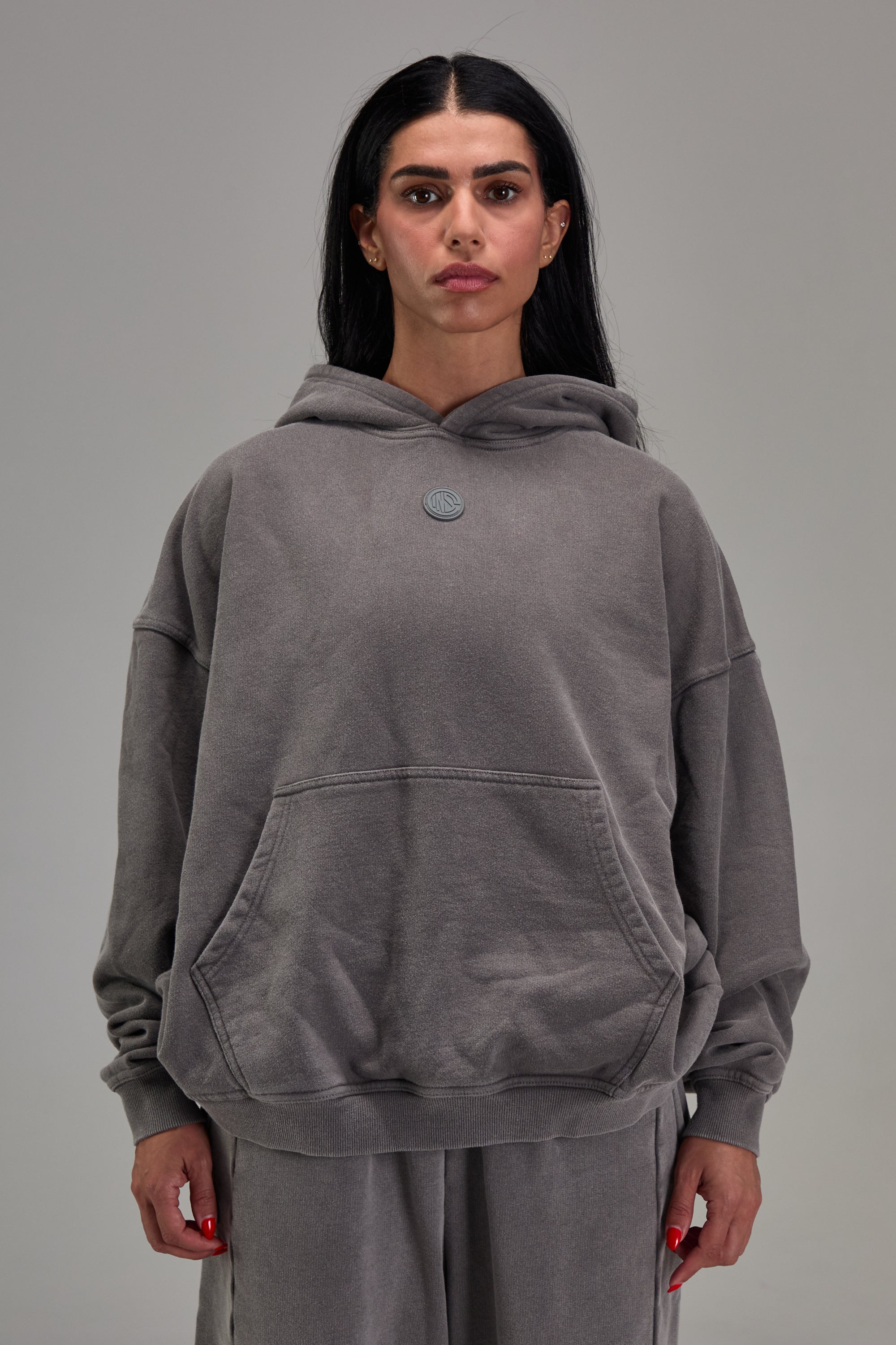 Heavyweight Pullover Gunmetal Grey