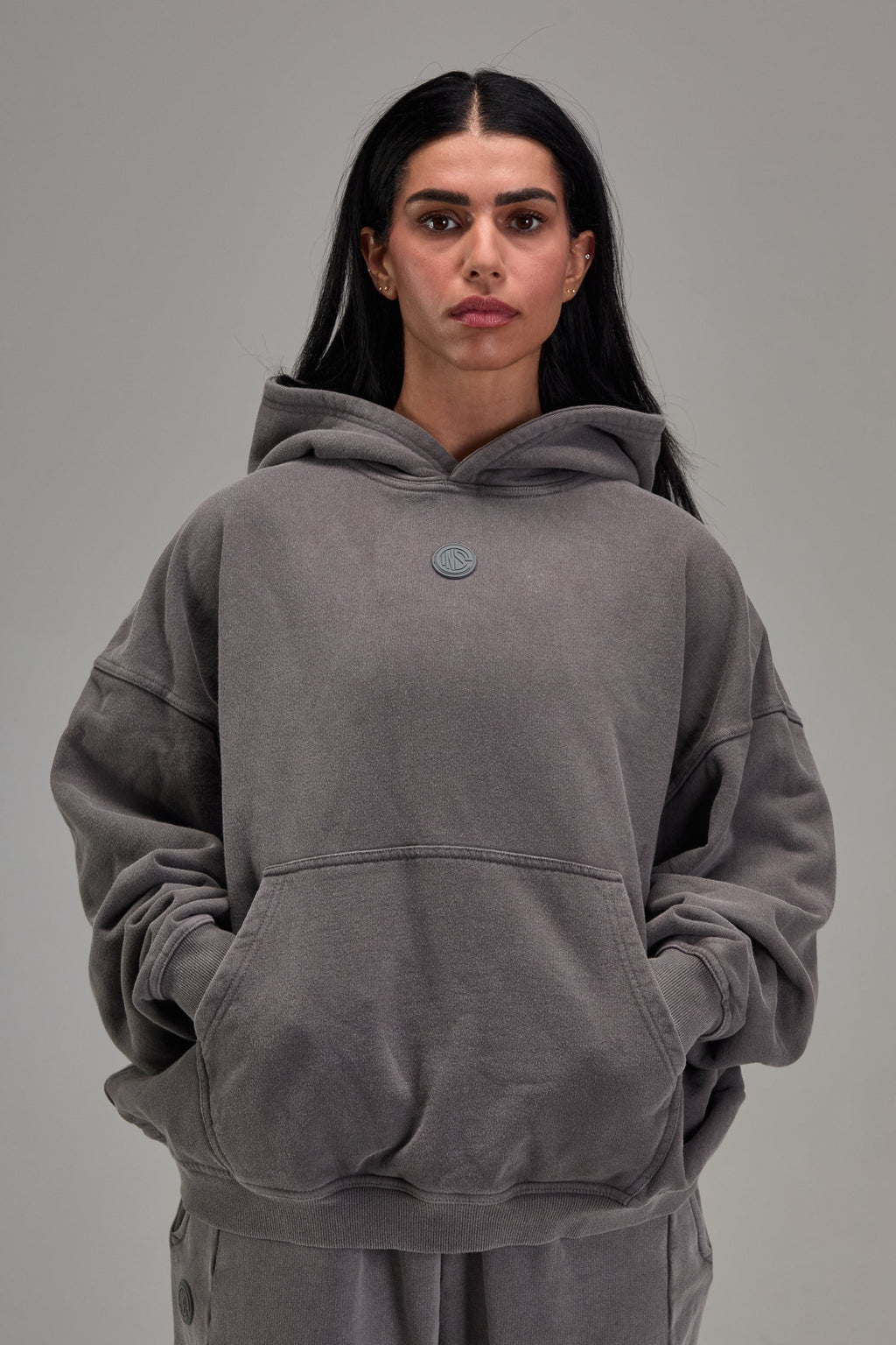 Heavyweight Pullover Gunmetal Grey