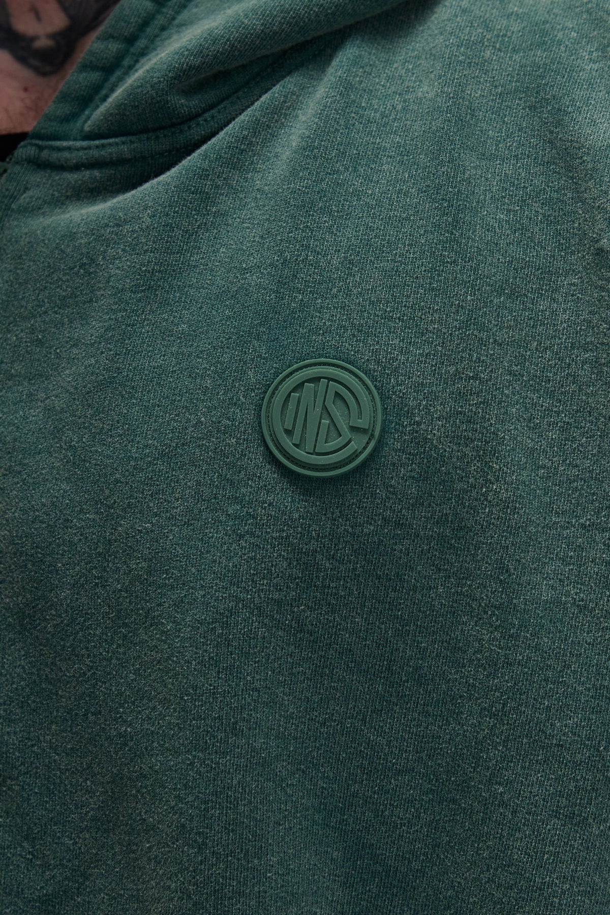 Heavyweight Zip Up Forest Green