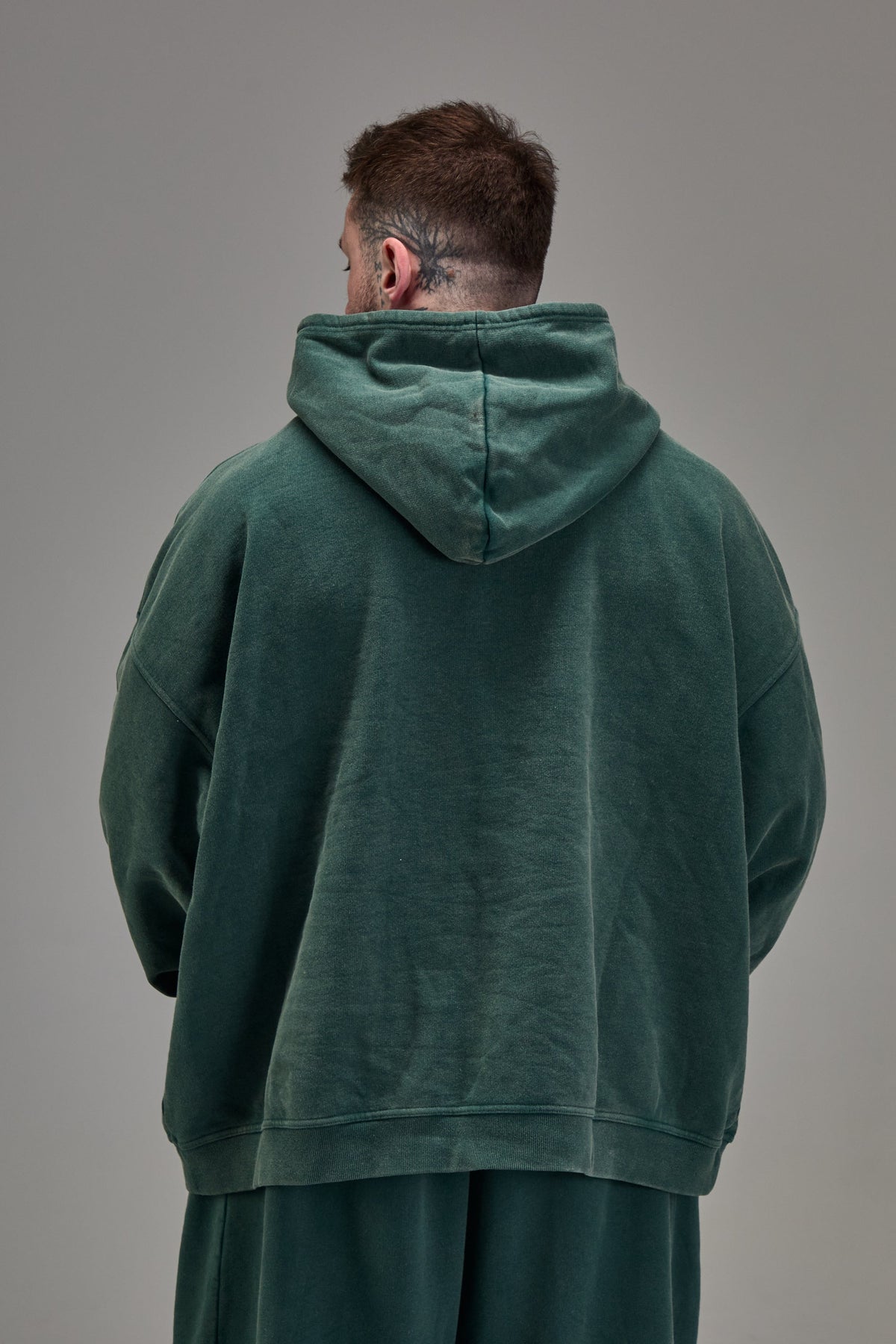 Heavyweight Zip Up Forest Green