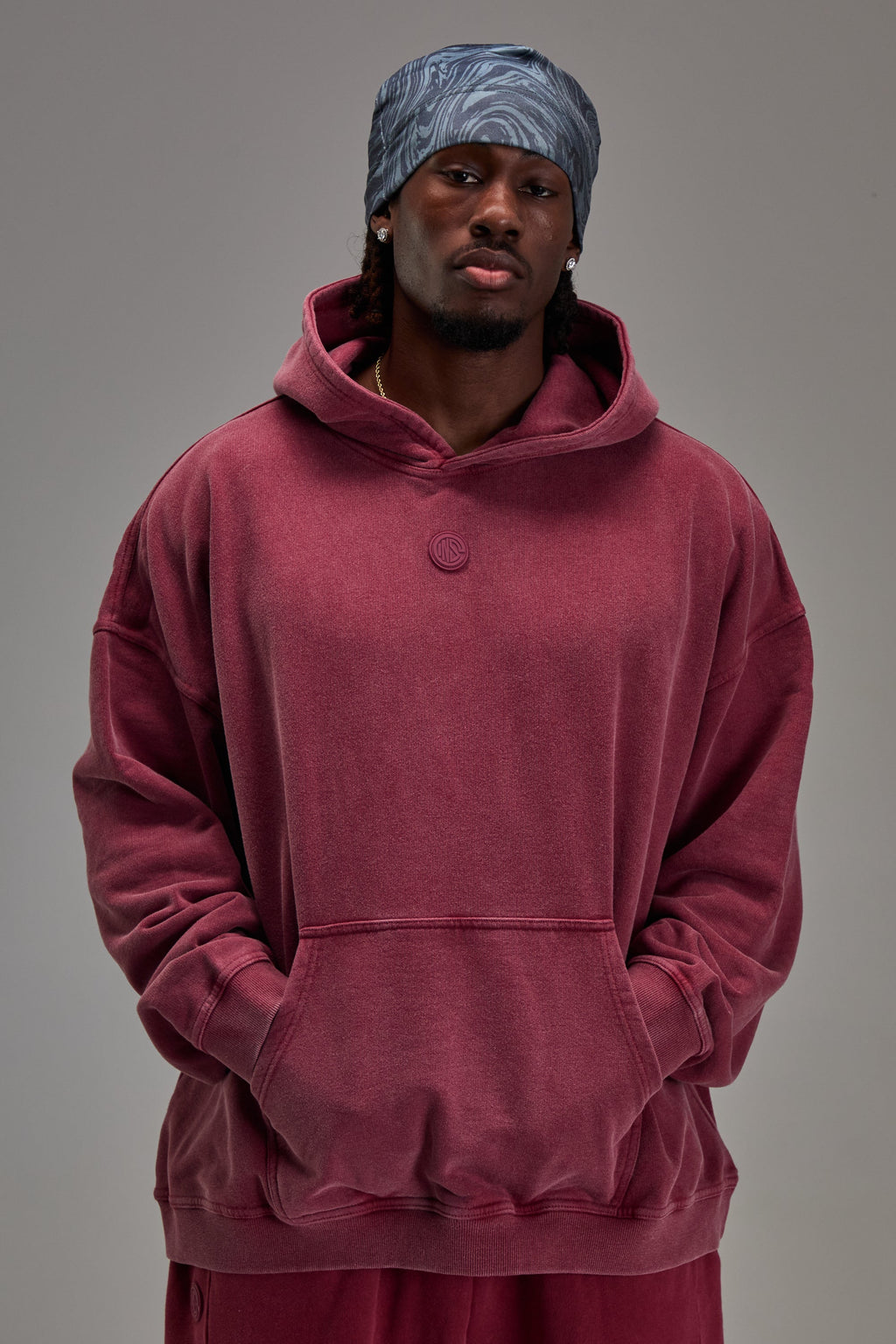 Heavyweight Pullover Washed Red