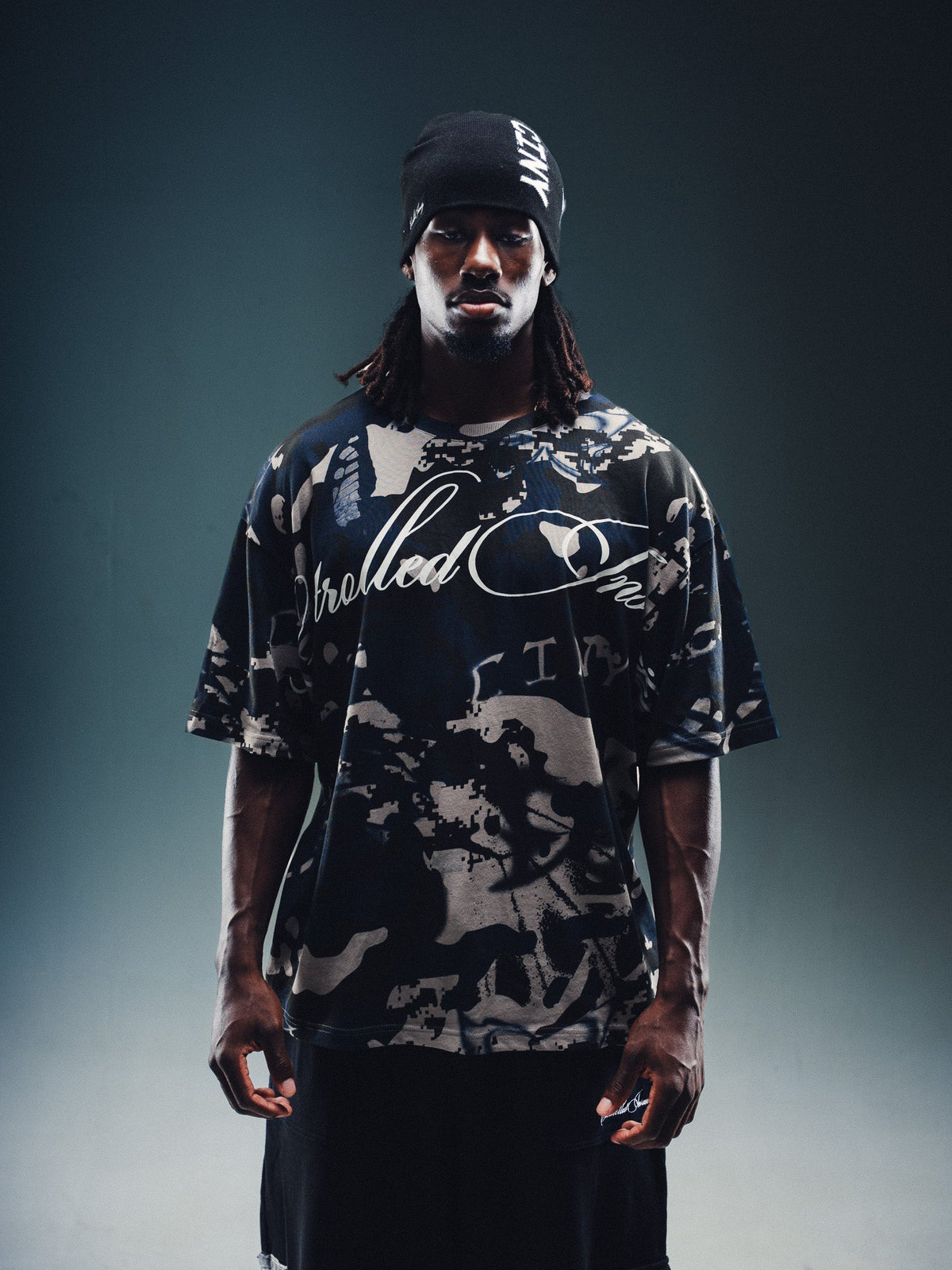 NY Camo Tee Blue