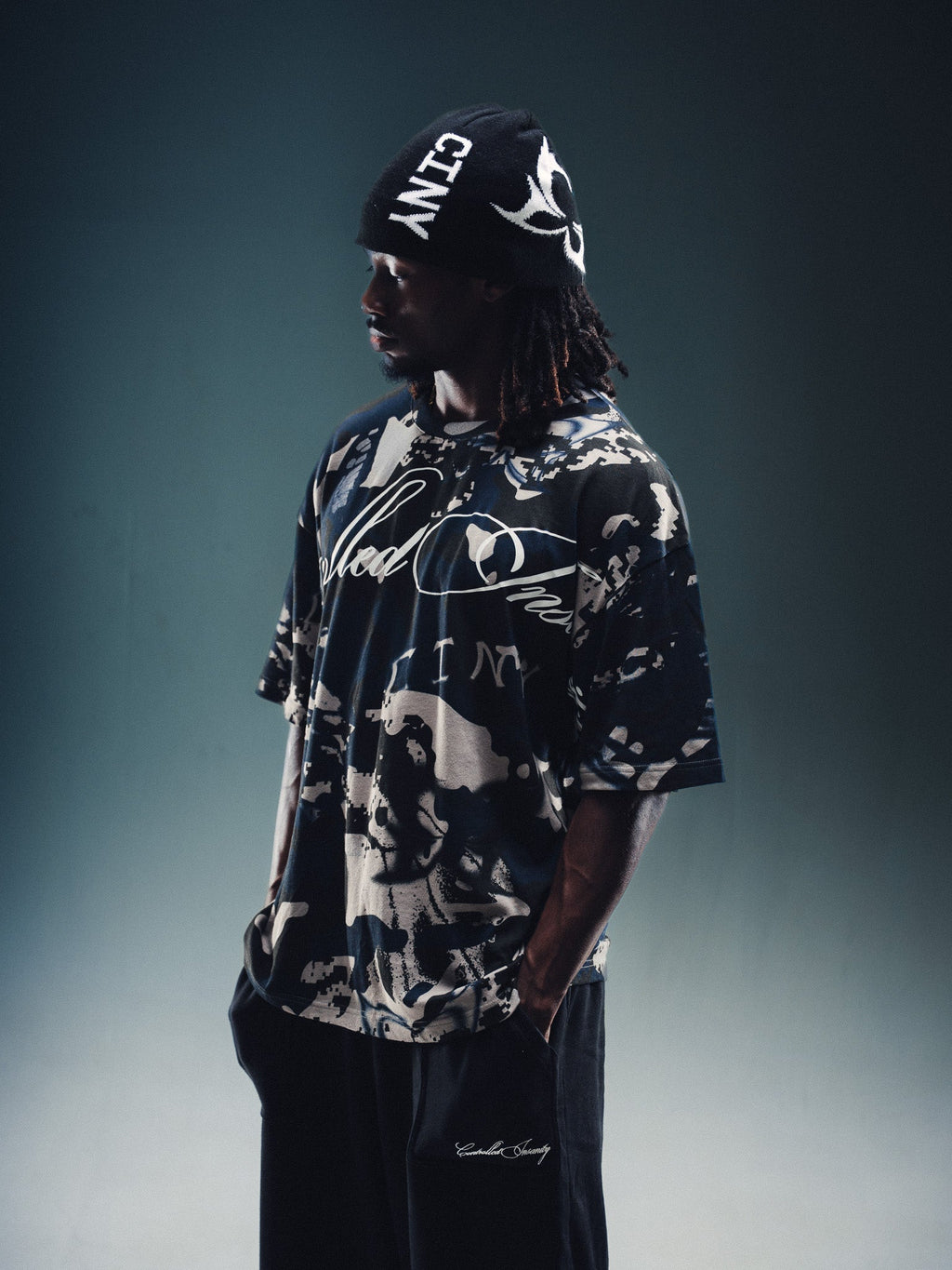 NY Camo Tee Blue