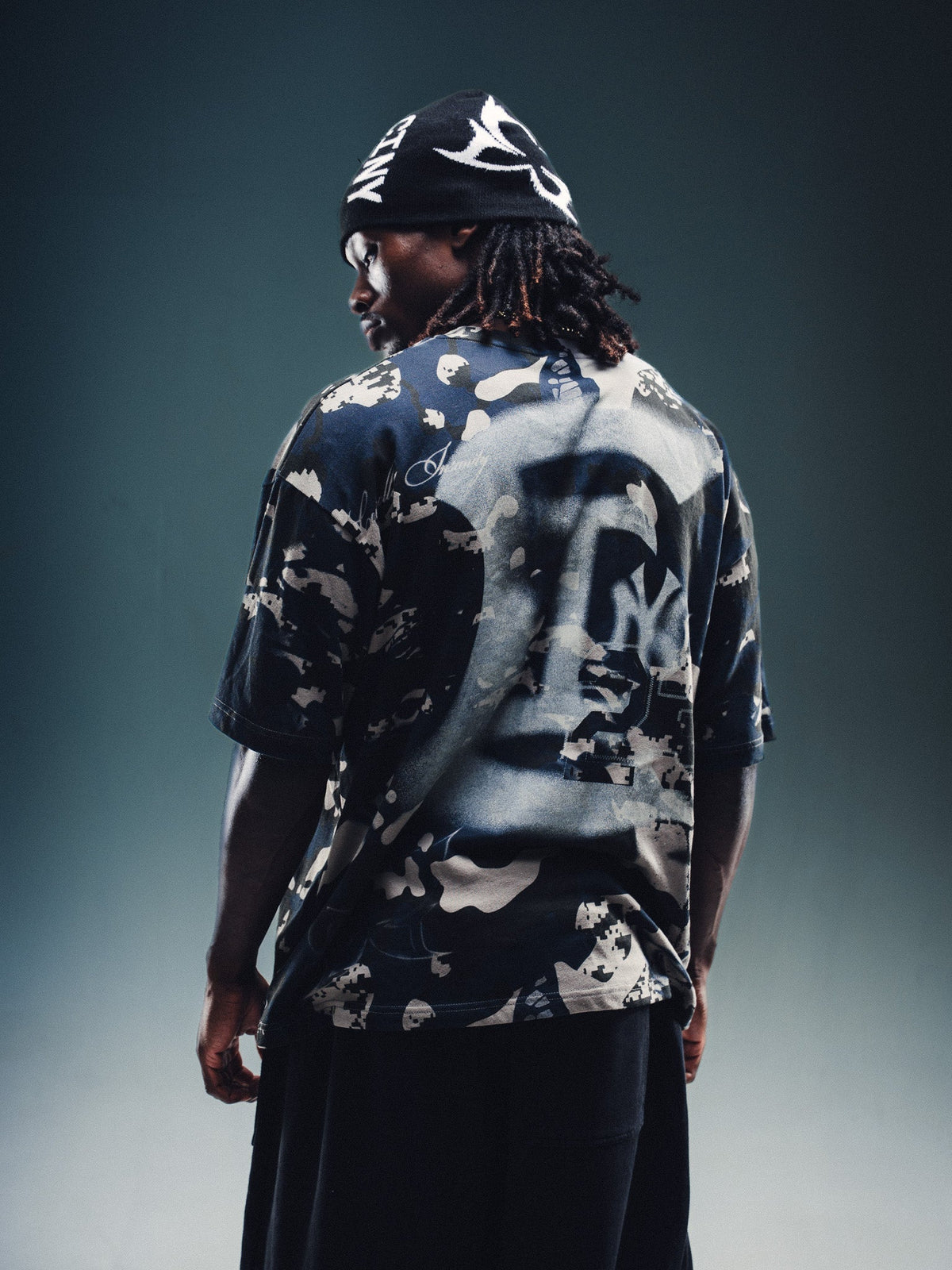 NY Camo Tee Blue