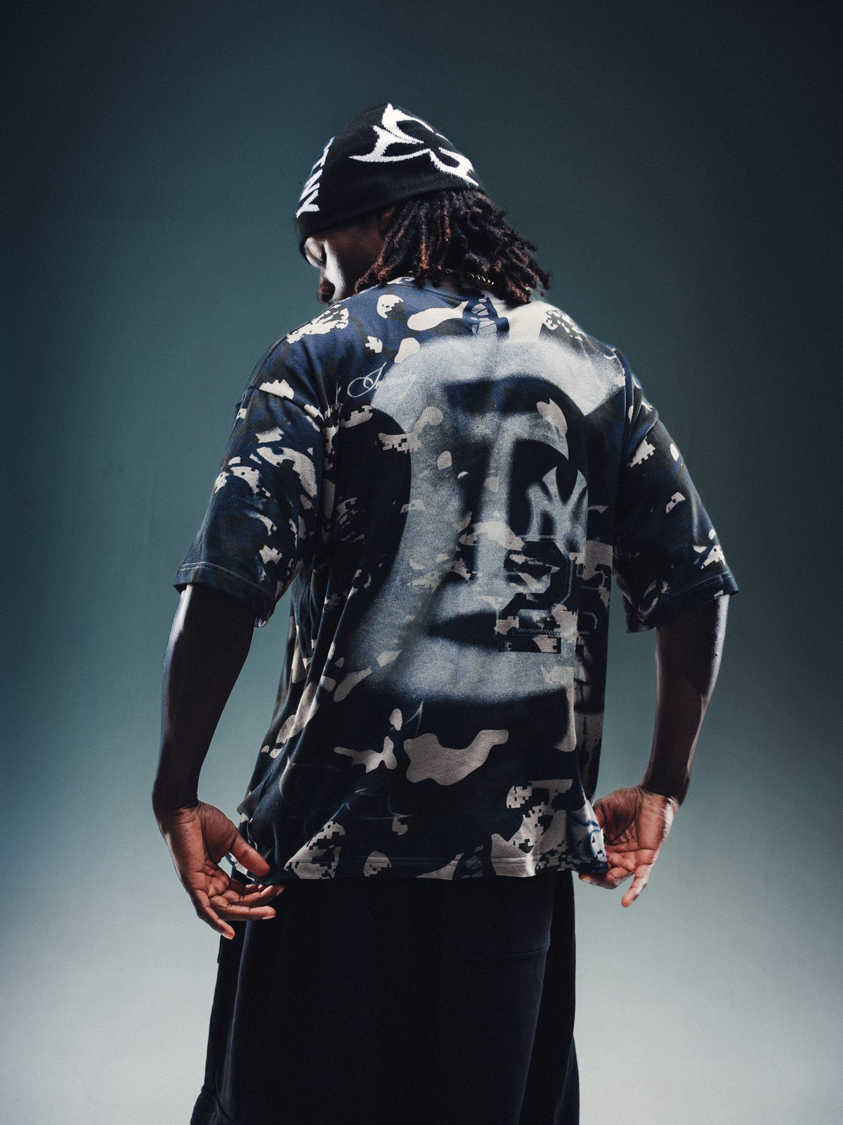NY Camo Tee Blue