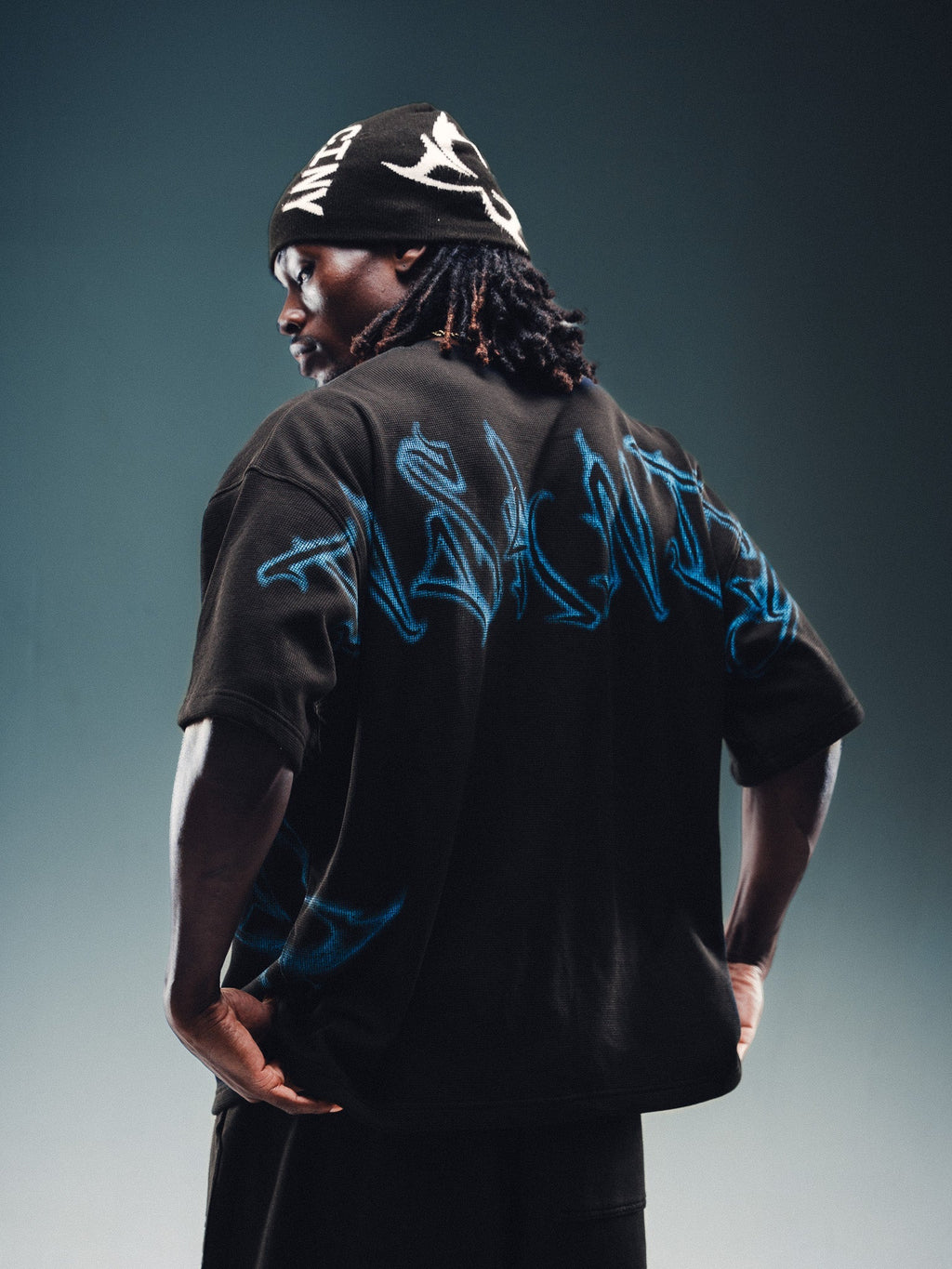 NY Pump Cover Black blue